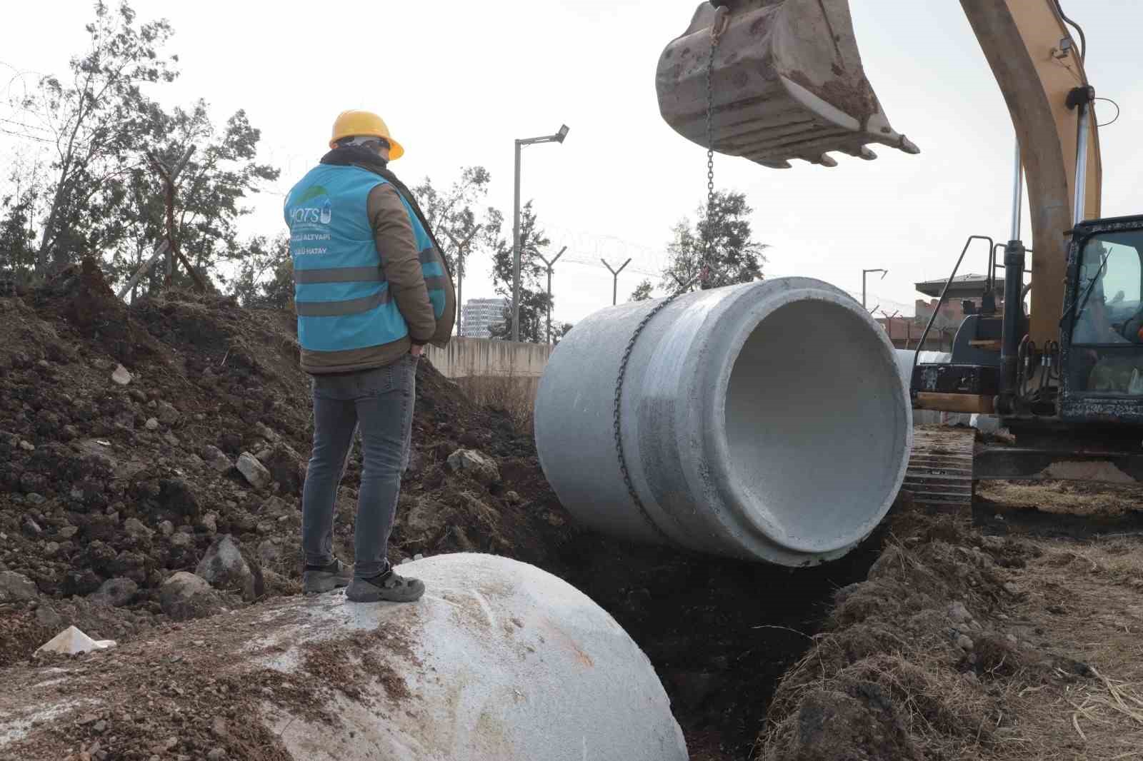 Hatay’da 330 milyonluk  dev projede çalışmalar sürüyor
