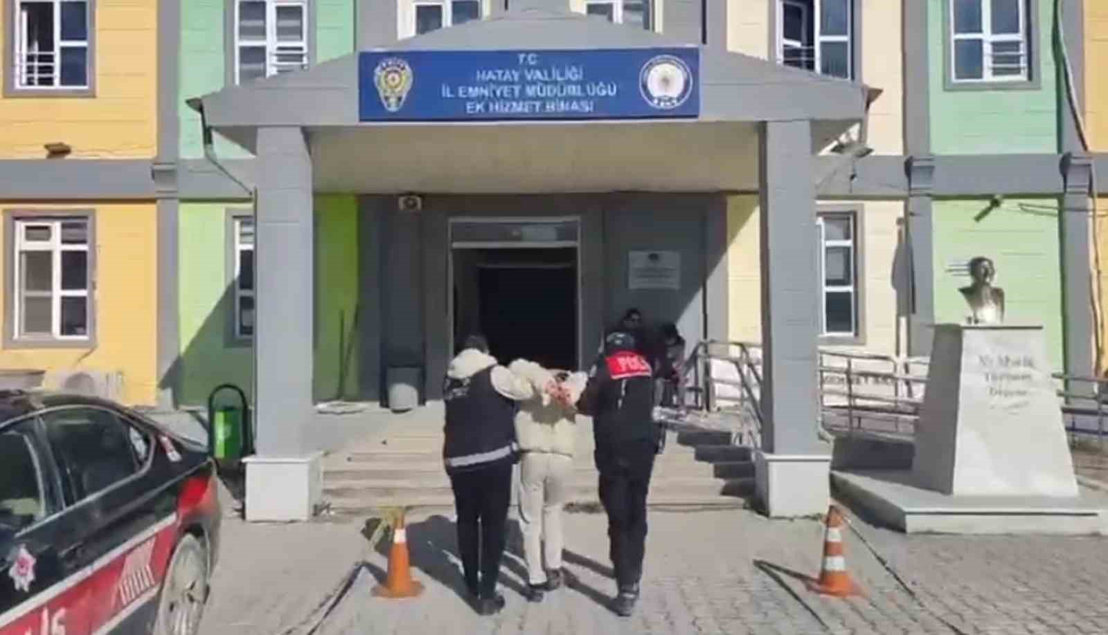 Hatay’da 750 bin liralık hırsızlık şüphelisi tutuklandı
