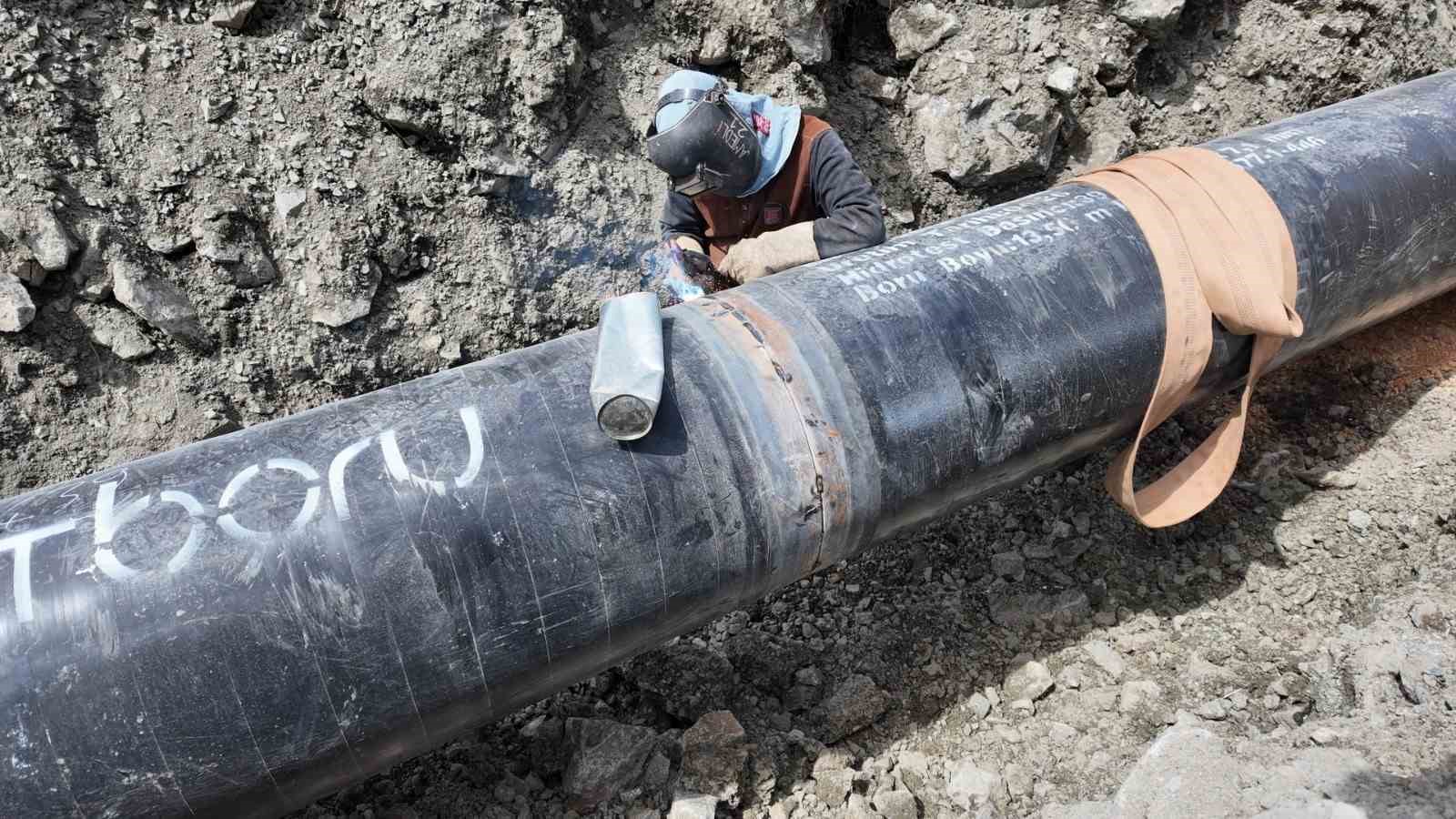 HATSU, Akçay isale hattını yenileyerek su kayıplarını azaltıyor
