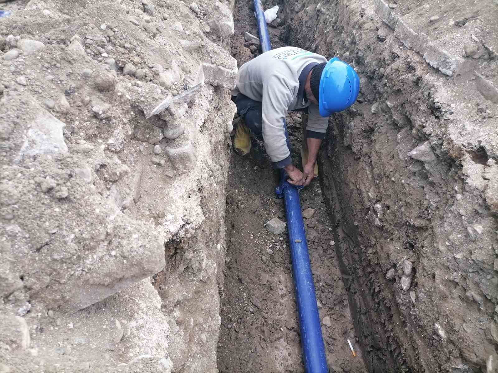 HATSU, Kazkeli Mahallesi’nde 30 yıllık içme suyu hattını yeniledi
