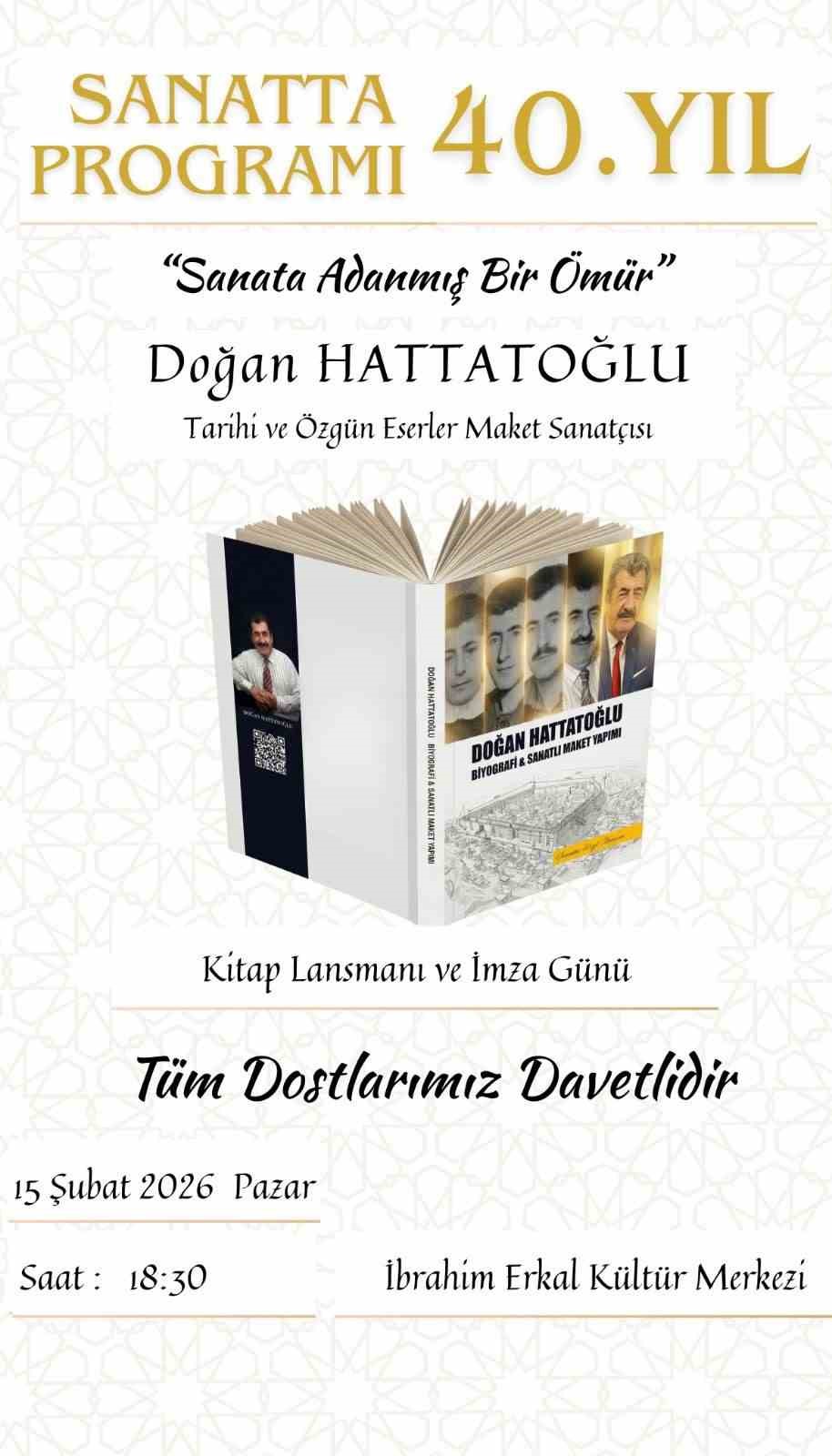 Hattatoğlu 40. sanat yılını kutladı
