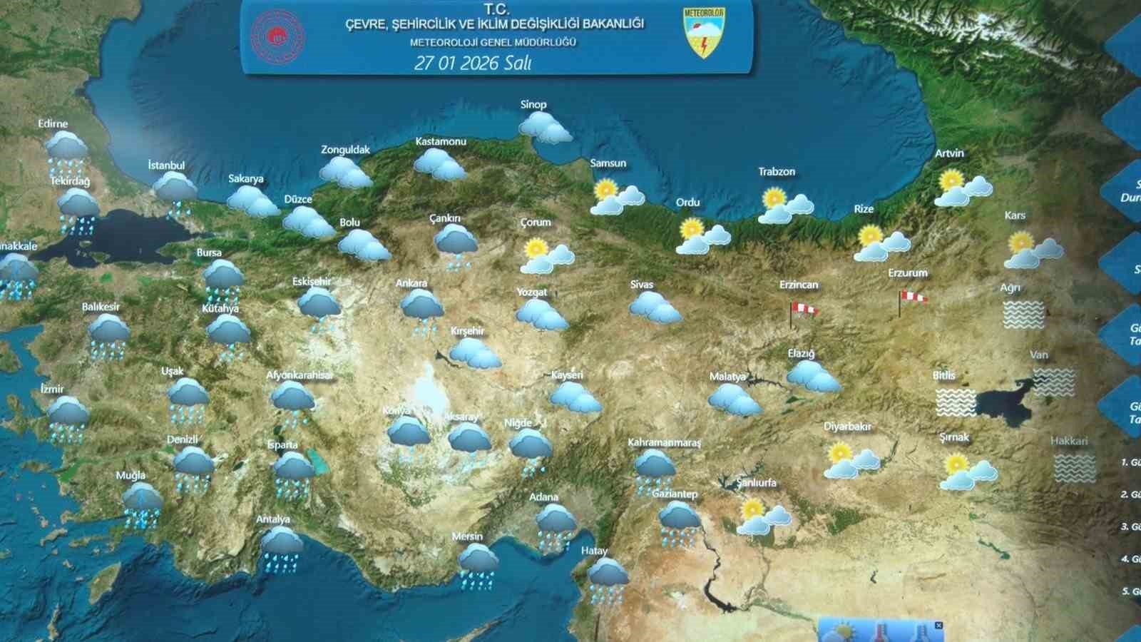 Hava Tahmin Uzmanı Tekin: "Kuvvetli yağışlara karşı vatandaşlarımız dikkatli olmalı"
Hava Tahmin Uzmanı Tekin: "Kuvvetli yağışlara karşı vatandaşlarımız dikkatli olmalı"
