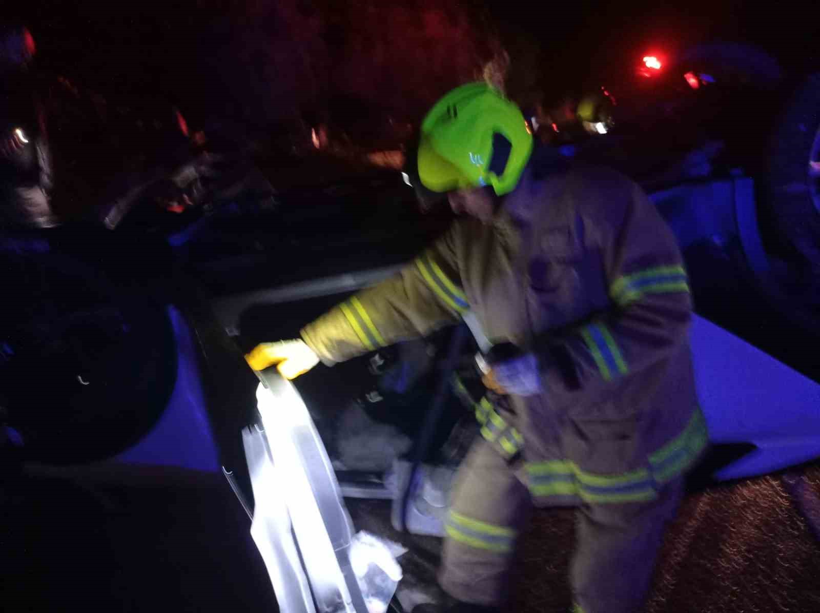Havran’da trafik kazası: 2 yaralı
