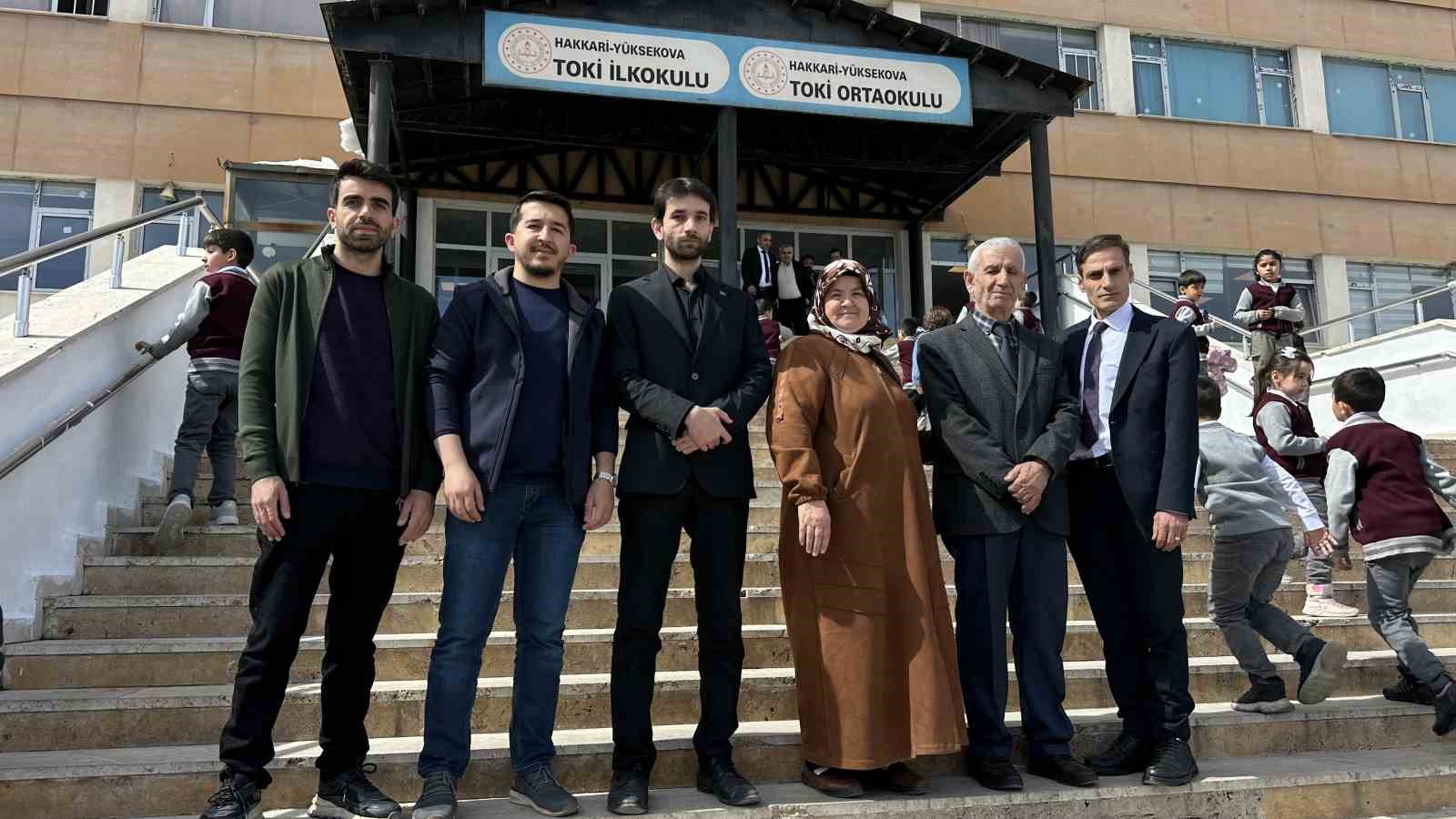 Hayatını kaybeden Gümrük Muhafaza Memurunun adı Yüksekova’da kütüphanede yaşayacak
