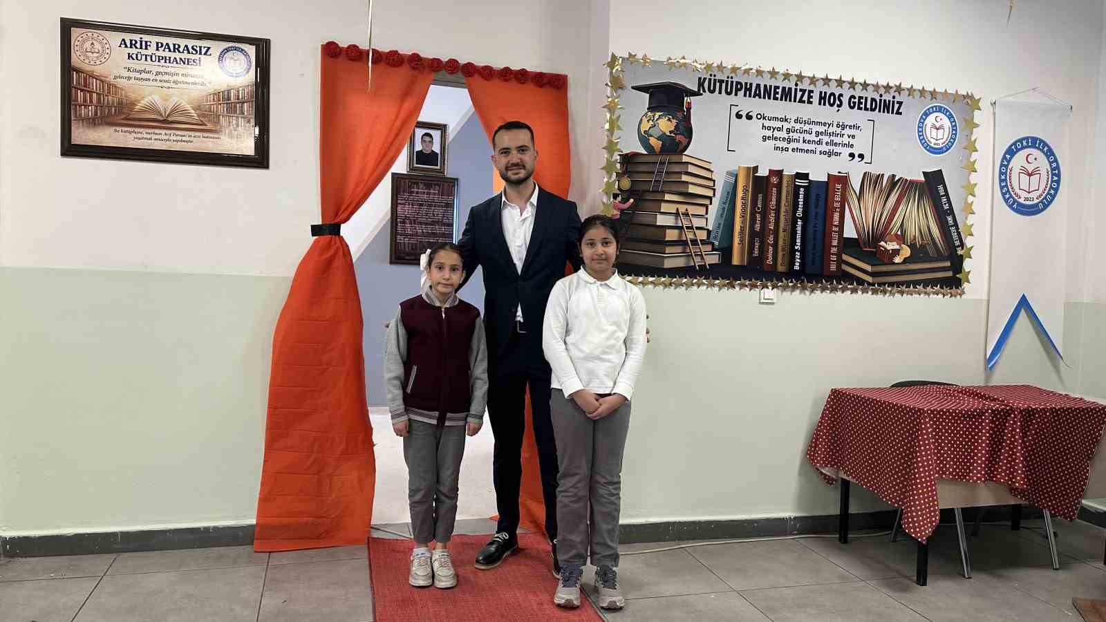 Hayatını kaybeden Gümrük Muhafaza Memurunun adı Yüksekova’da kütüphanede yaşayacak
