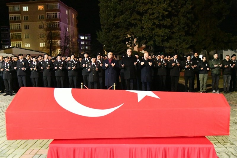 Hayatını kaybeden jandarma uzman çavuş için tören düzenlendi
