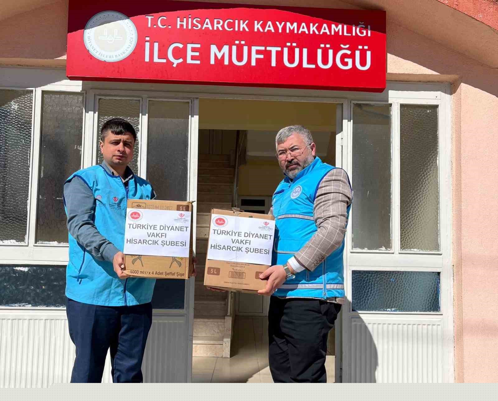 Hisarcık Müftülüğü’nden ihtiyaç sahiplerine Ramazan yardımı
