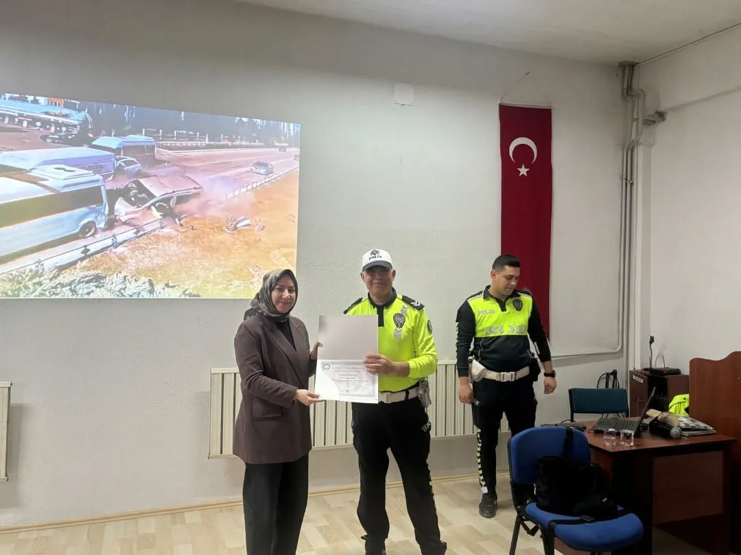 Hisarcık MYO’da "Genel Trafik Kuralları" konulu eğitim

