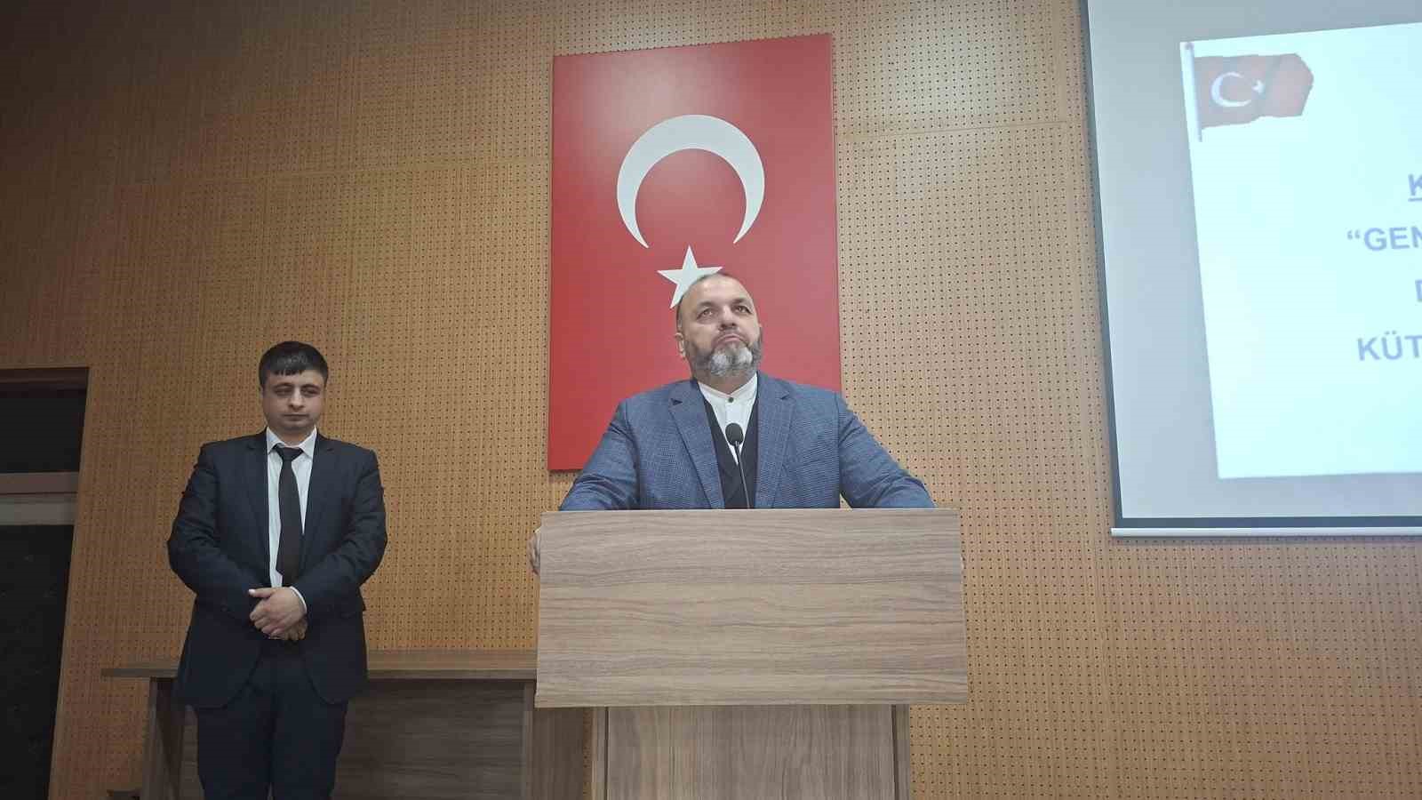 Hisarcık’ta "Gençlik ve Eğitim" konulu konferans
