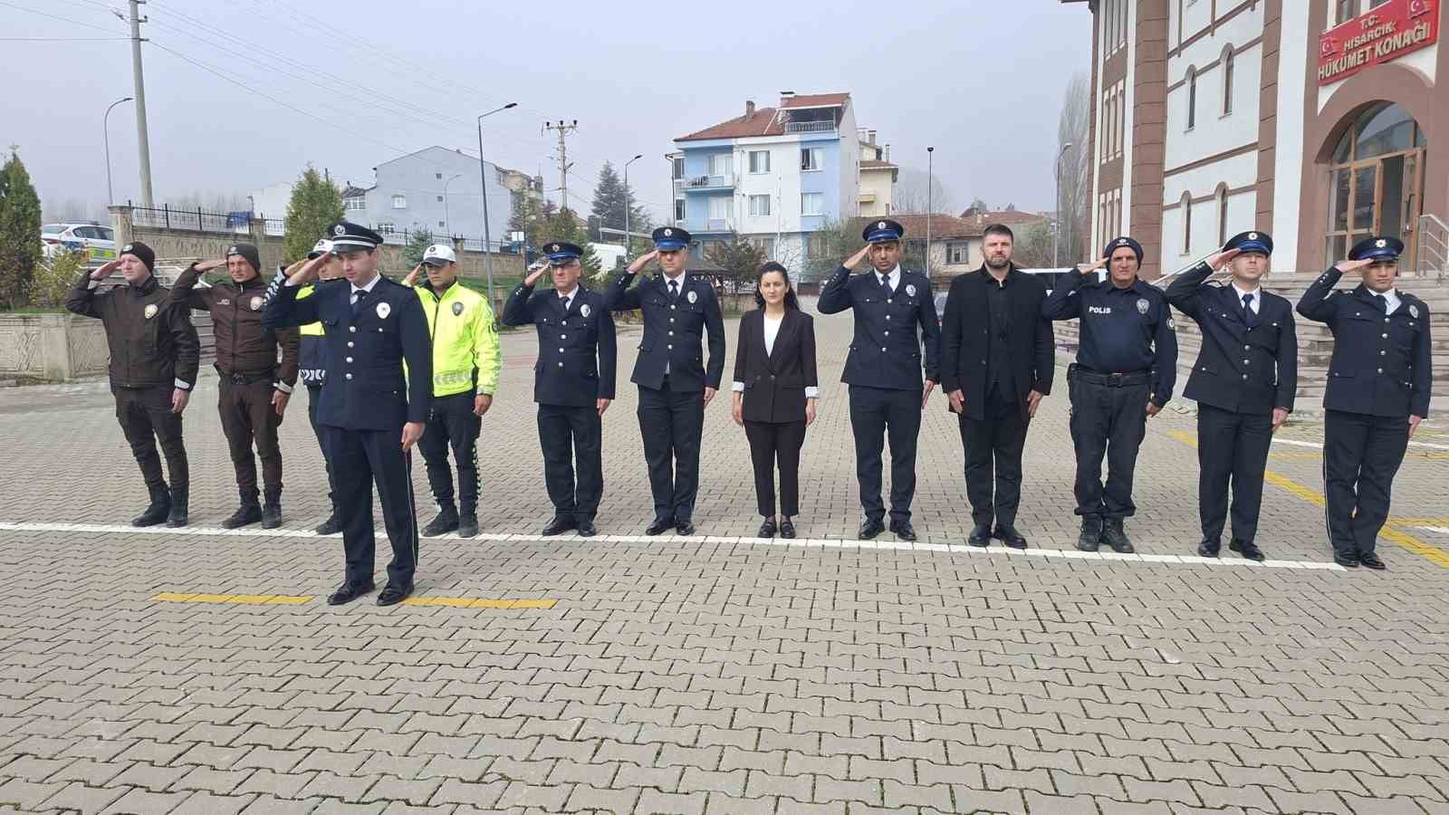 Hisarcık’ta Türk Polis Teşkilatı’nın 181. kuruluş yıl dönümü kutlandı
