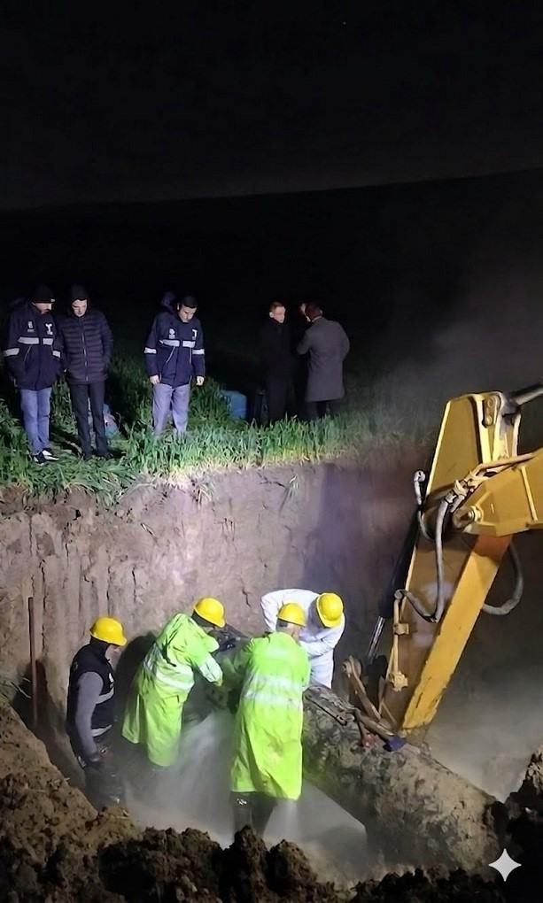 Hızlı müdahale su kesintisini önledi
