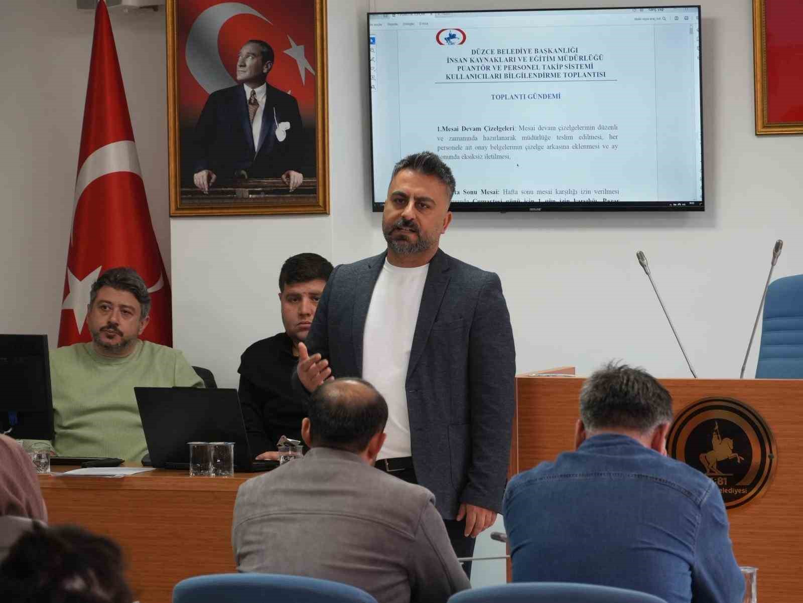 Hizmet içi eğitimler devam ediyor
