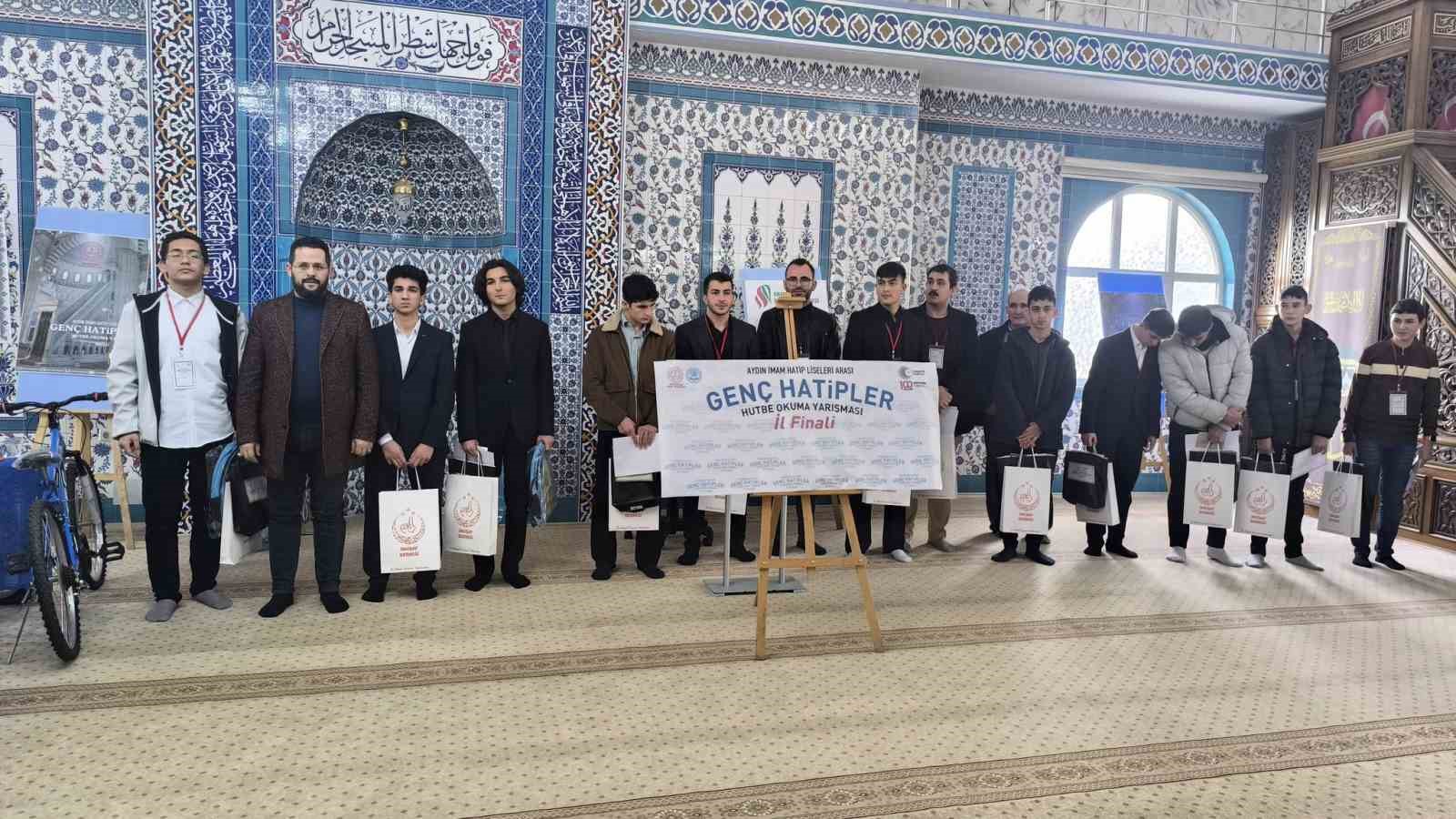 Hutbe Okuma Yarışması Aydın il birincisi Dilmaç oldu
