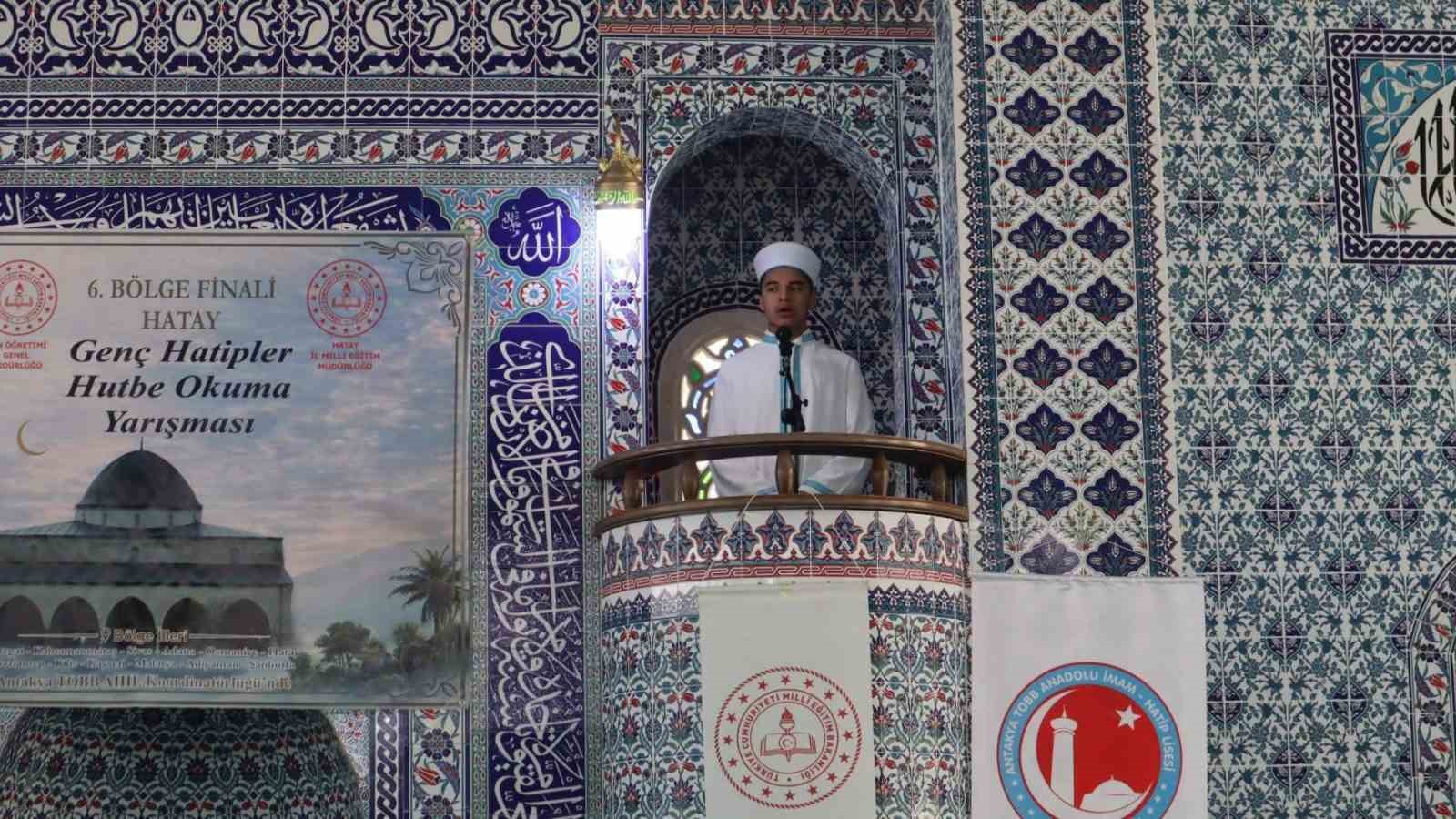 Hutbe okuma yarışmasının bölge finali Hatay’da gerçekleştirildi
