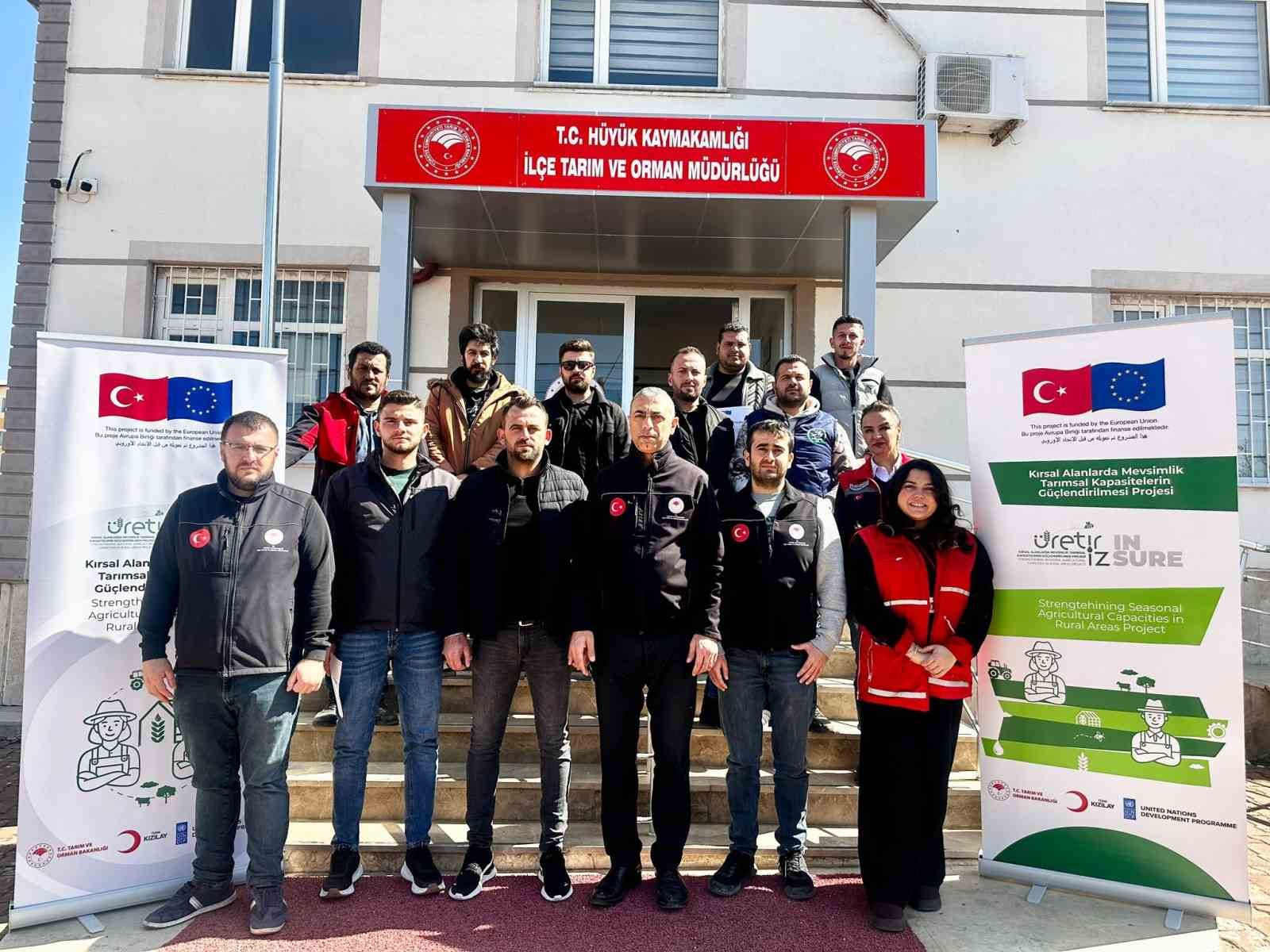 Hüyük’te süt hijyeni ve hayvancılık kursu tamamlandı
