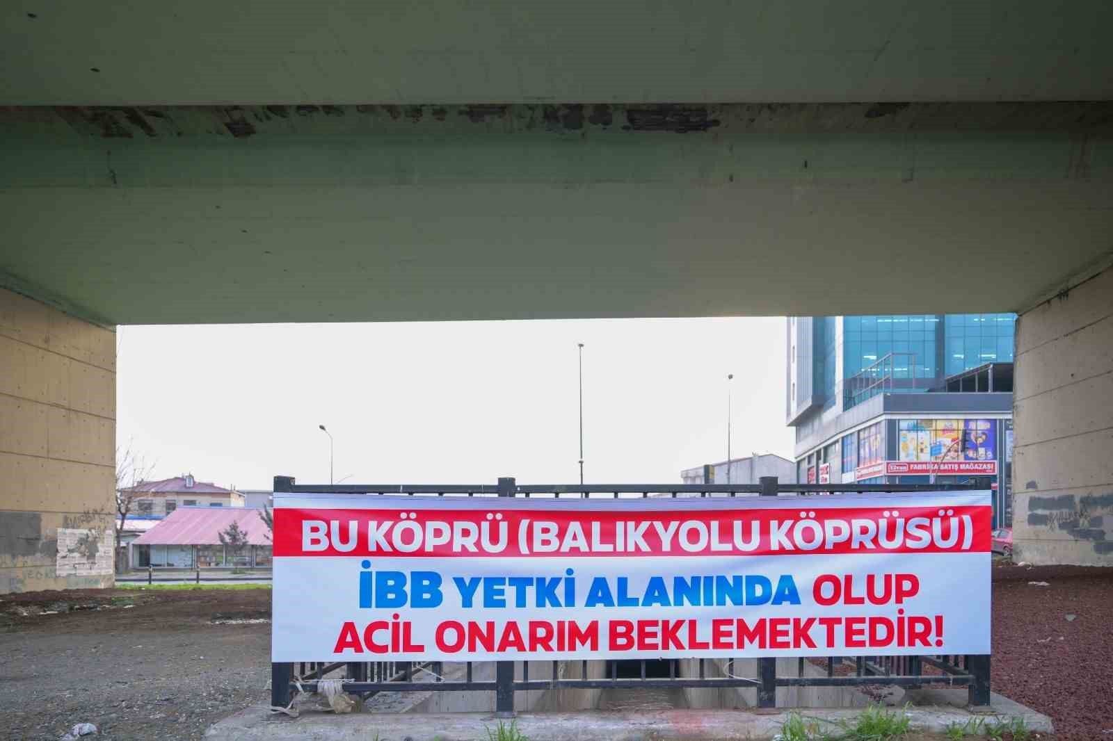 İBB’ye Ait Balıkyolu Köprüsü tehlike saçıyor: Vatandaş isyanda
