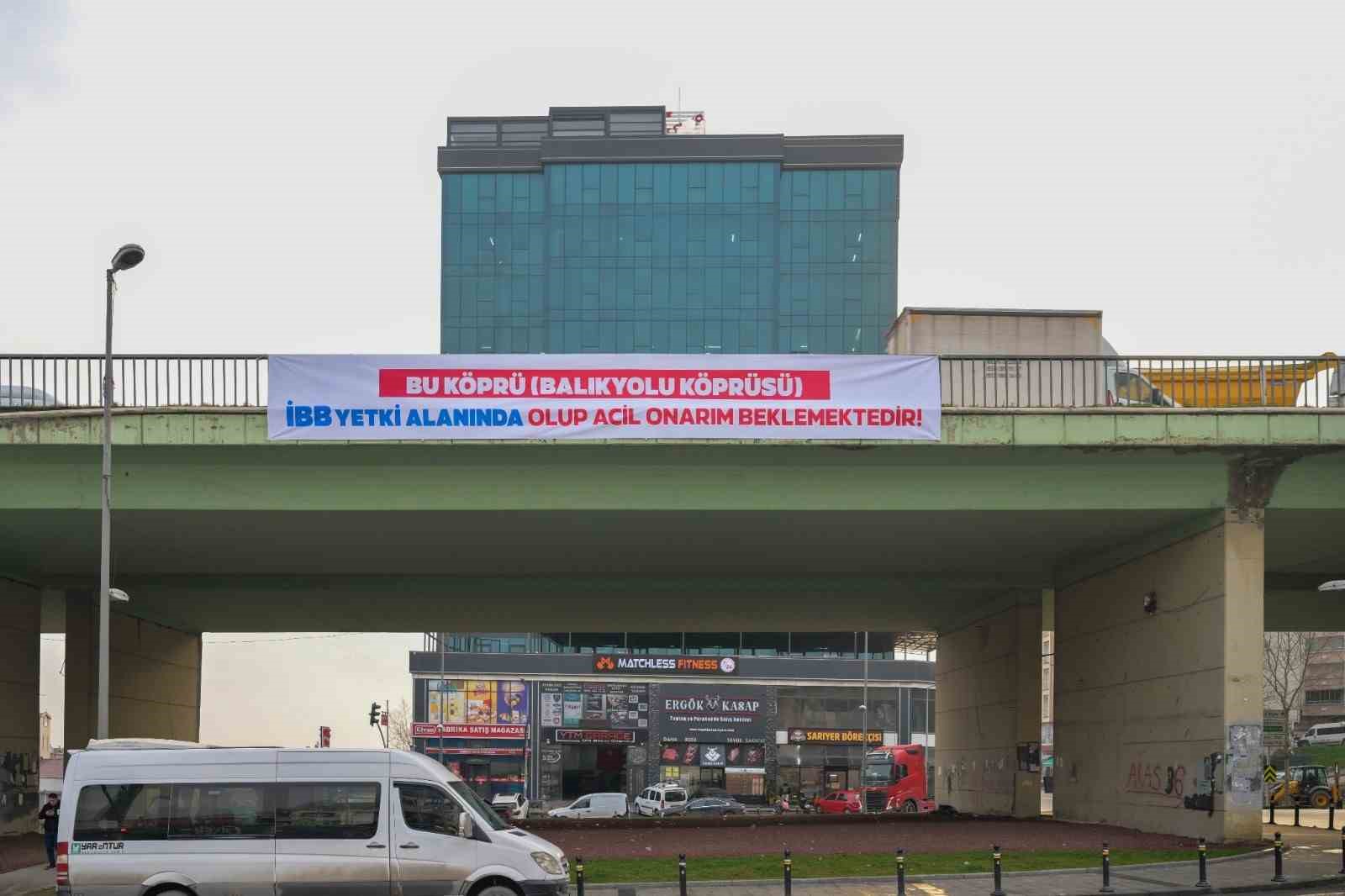 İBB’ye Ait Balıkyolu Köprüsü tehlike saçıyor: Vatandaş isyanda
