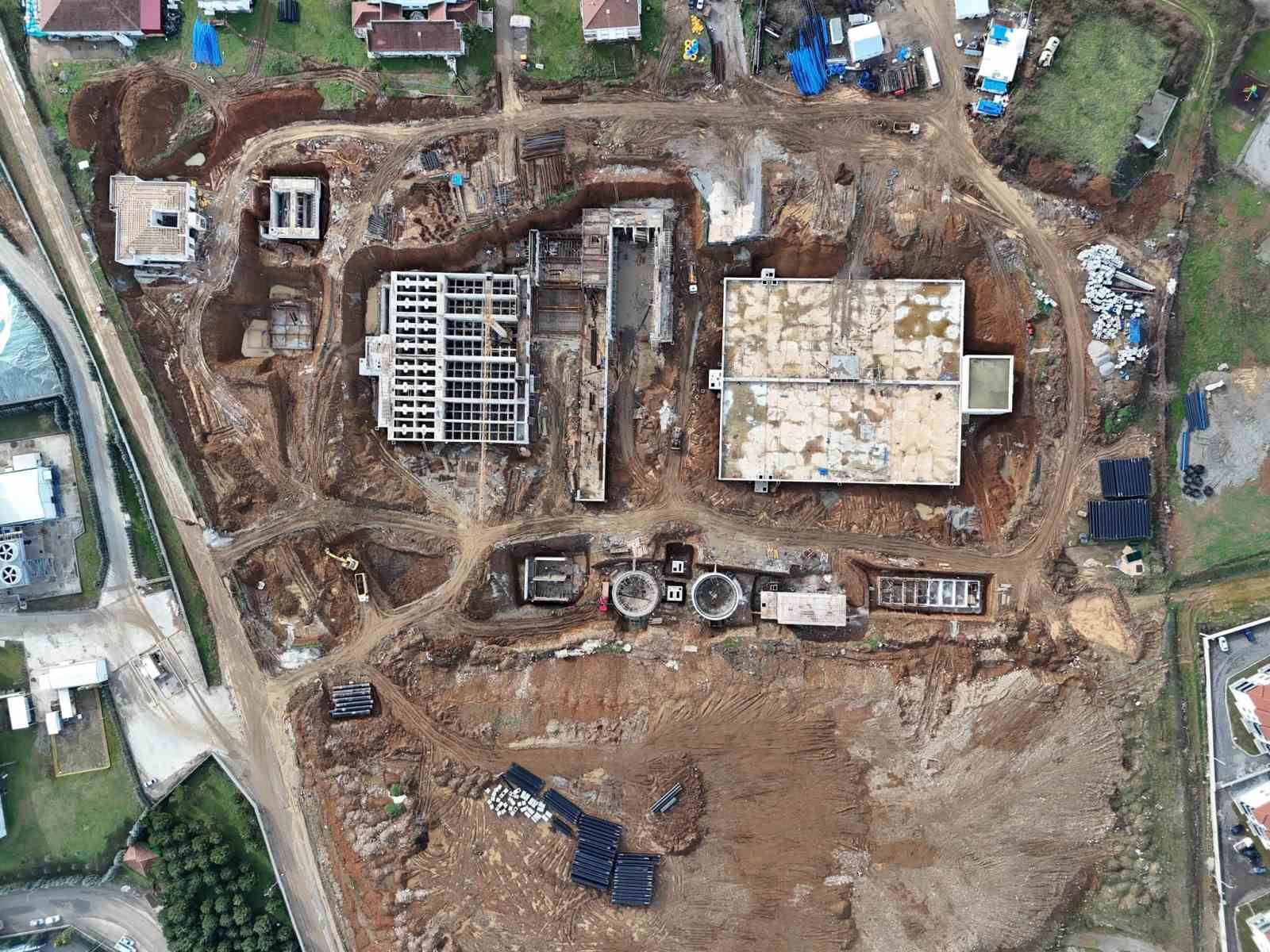 İçme suyu arıtma tesisi hızla yükseliyor
