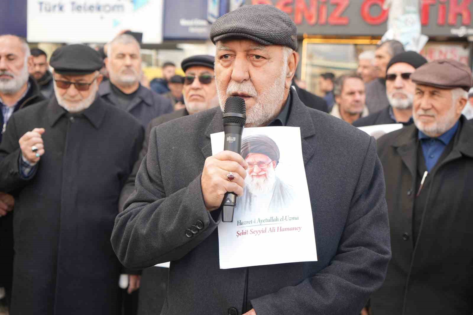 Iğdır’da İran’a yönelik saldırılara tepki
