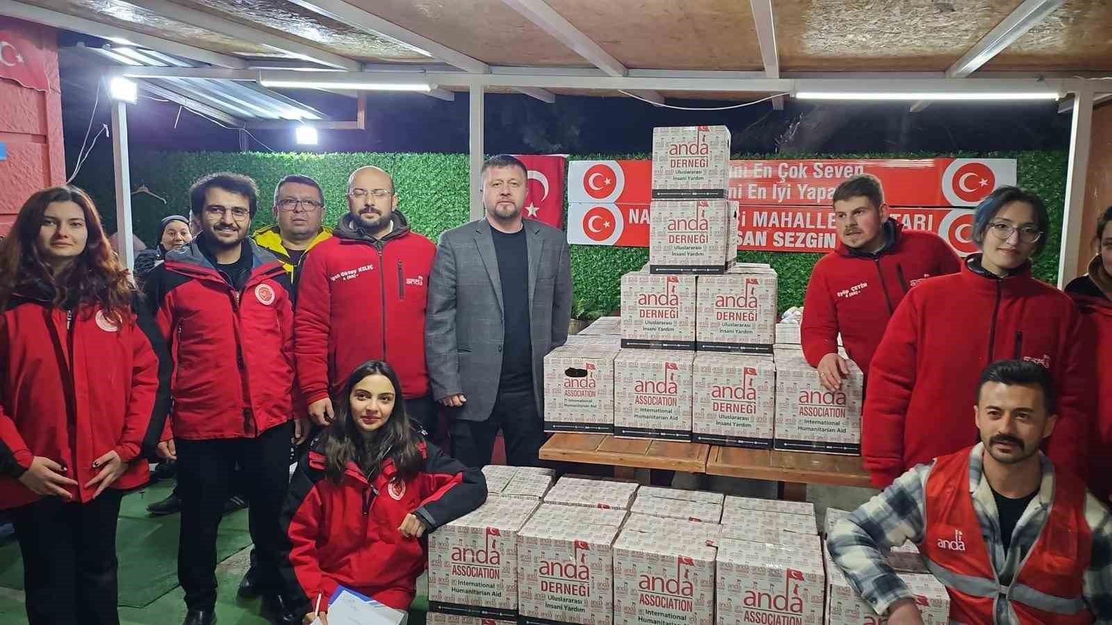 İhtiyaç sahibi 200 aileye gıda yardımı yapıldı
