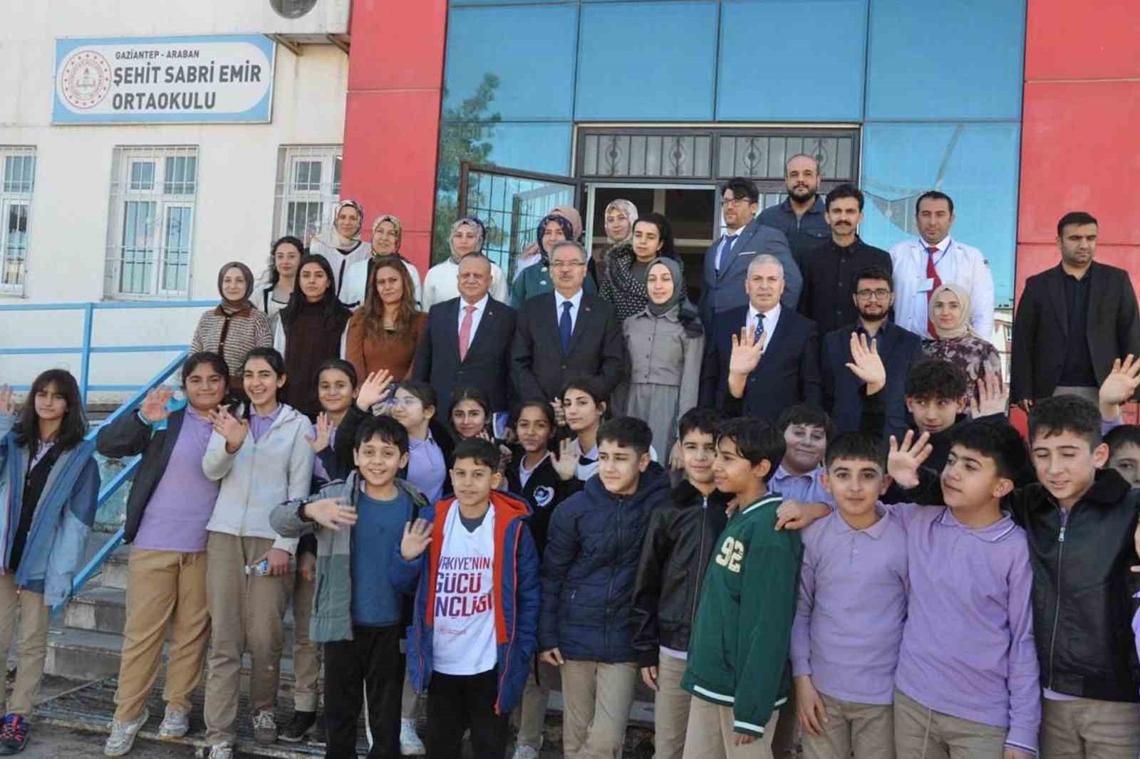 İl Milli Eğitim Müdürü Arpacı’dan Araban’a ziyaret
