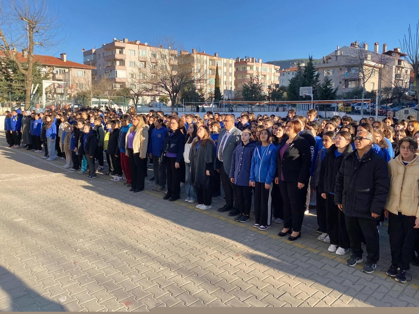 İlçe Milli Eğitim Müdürü Keleş, Şâhidi Ortaokulu’nda öğrenci ve öğretmenlerle buluştu
