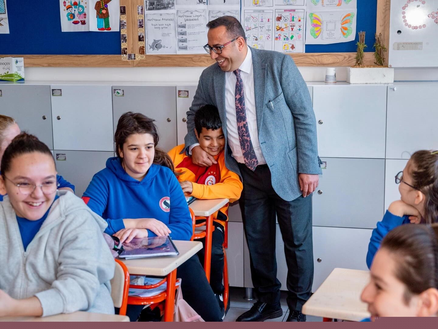 İlçe Milli Eğitim Müdürü Keleş, Şâhidi Ortaokulu’nda öğrenci ve öğretmenlerle buluştu
