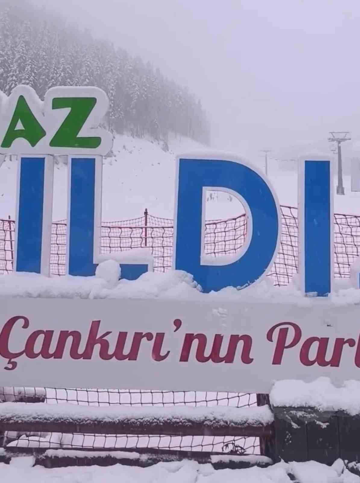 Ilgaz Dağı’nda kar yağışı etkili oldu
