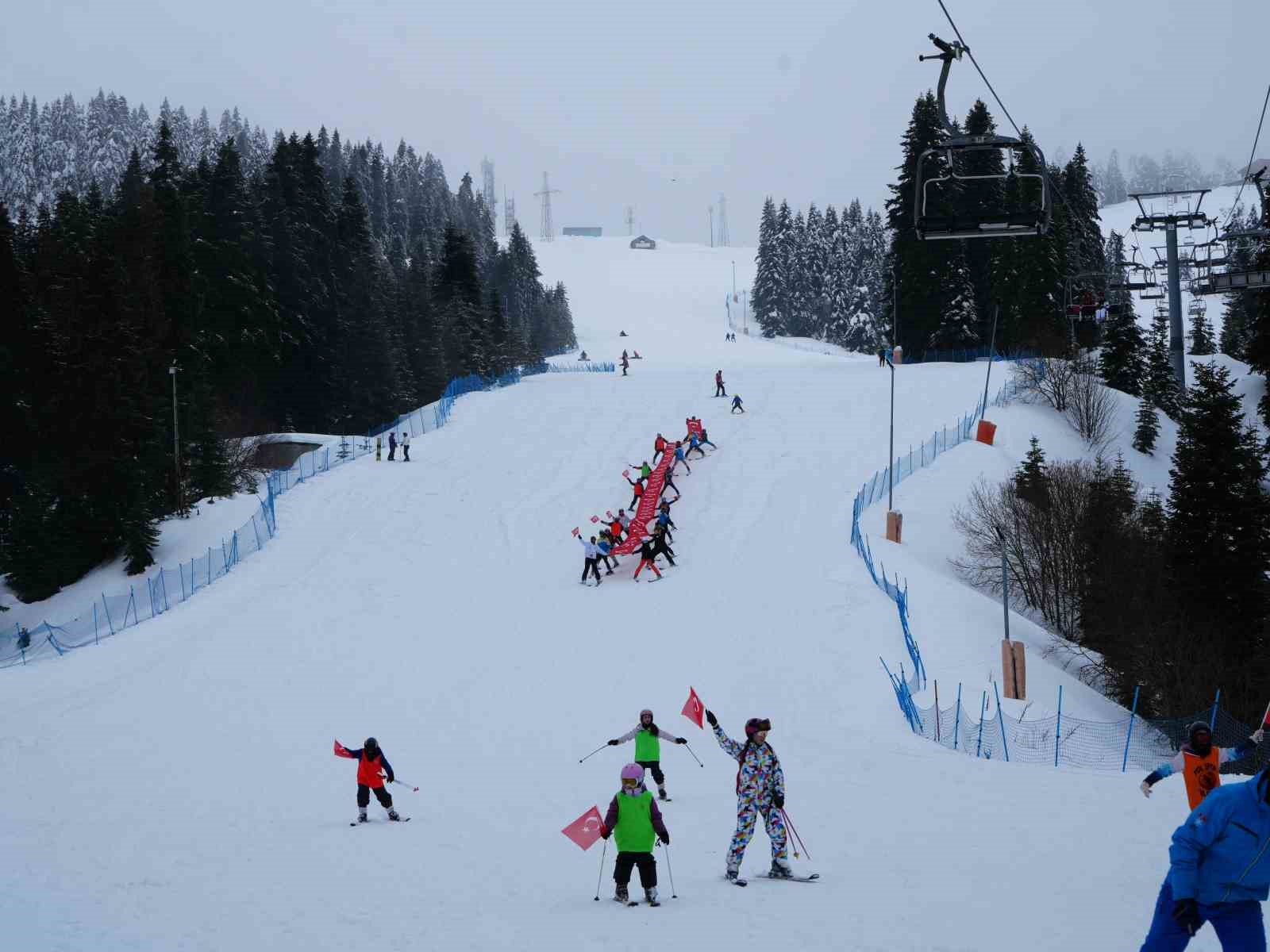 Ilgaz Dağı’nda Sevgililer Günü’nde düzenlenen festival yoğun ilgi gördü
