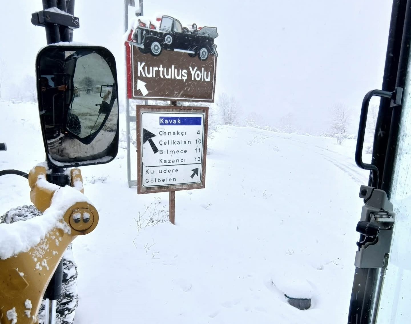 İlkadım’da karla mücadele
