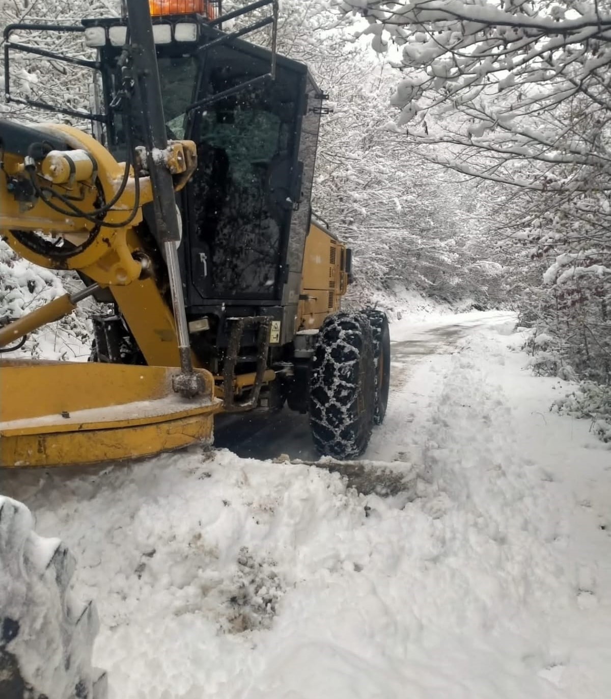 İlkadım’da karla mücadele

