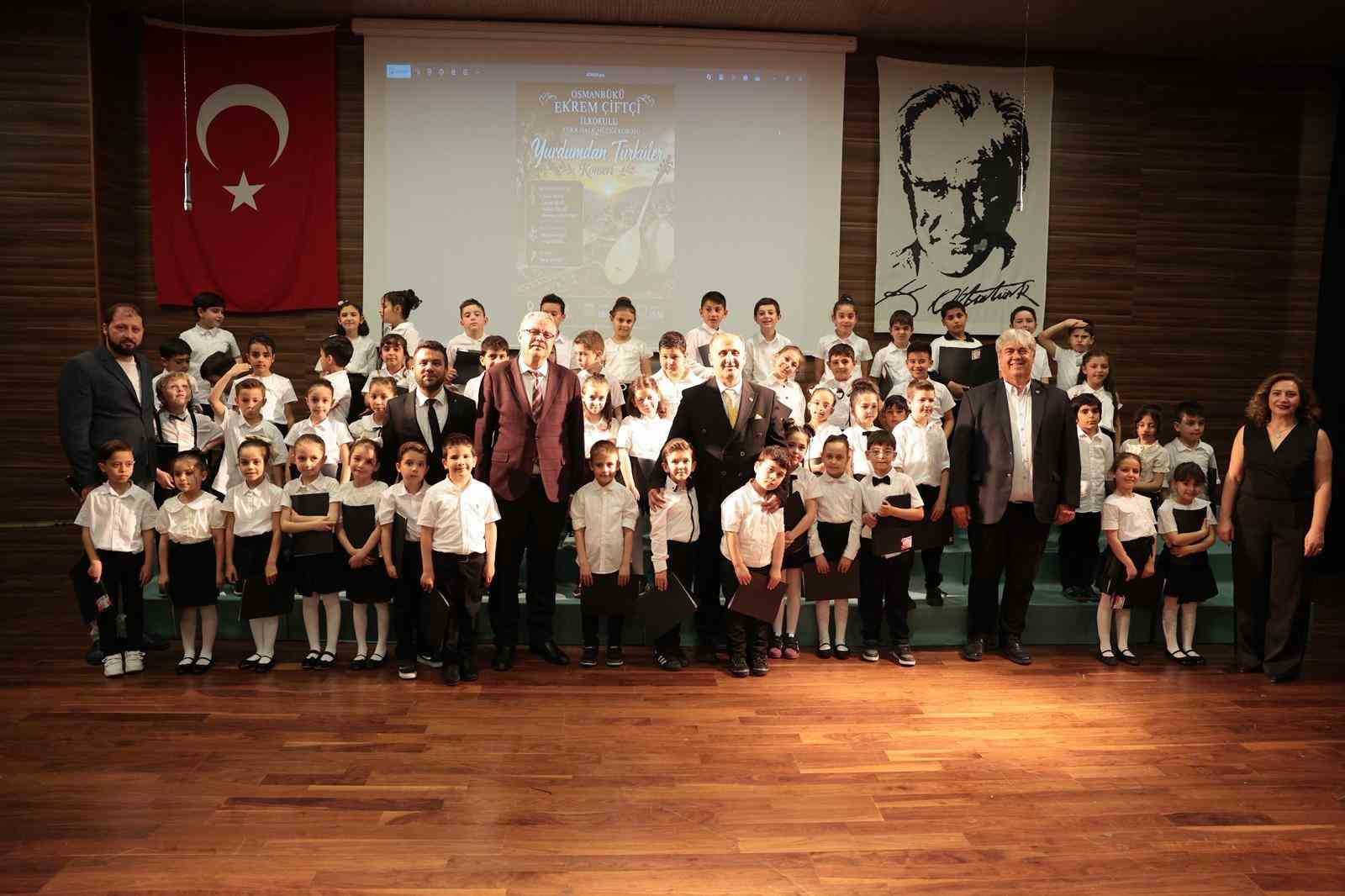 İncirliova’da minik seslerden türkü şöleni
