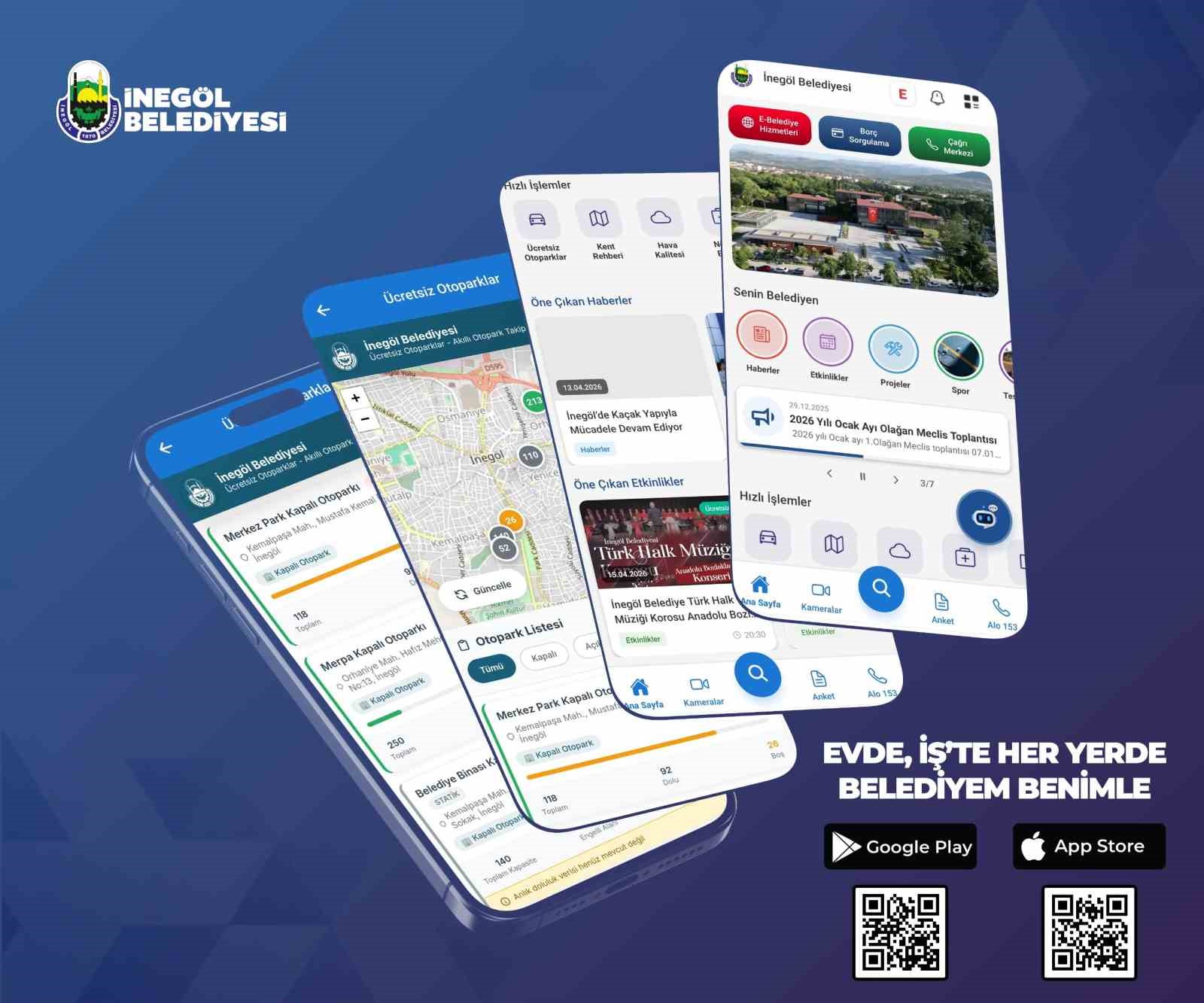 İnegöl’de ücretsiz otoparkların anlık doluluk oranı artık cebinizde
İnegöl’de ücretsiz otoparkların anlık doluluk oranı artık cebinizde