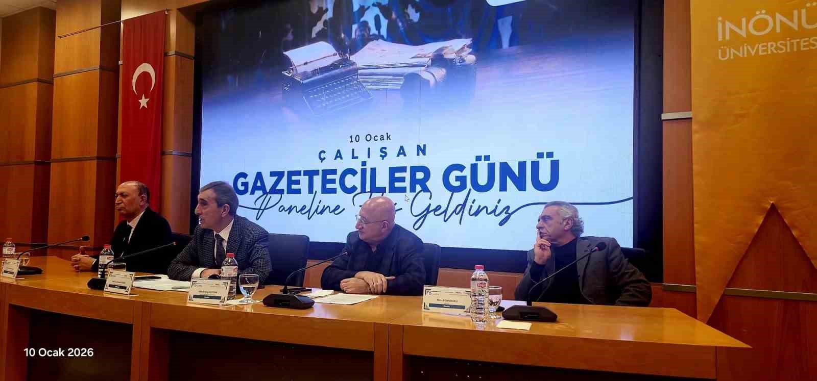 İnönü Üniversitesi’nde 10 Ocak Çalışan Gazeteciler Günü paneli
İnönü Üniversitesi’nde 10 Ocak Çalışan Gazeteciler Günü paneli
