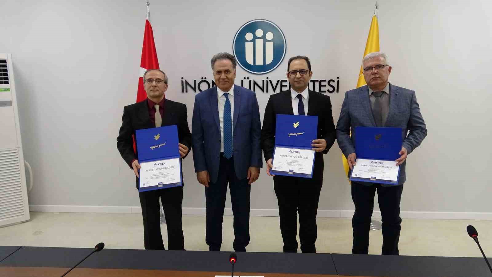 İnönü Üniversitesi’nde akreditasyon başarısı
