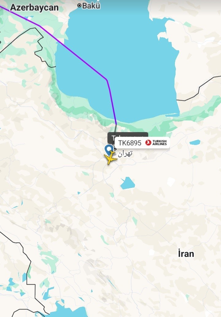 İran’da mahsur kalan THY uçağı yurda döndü
