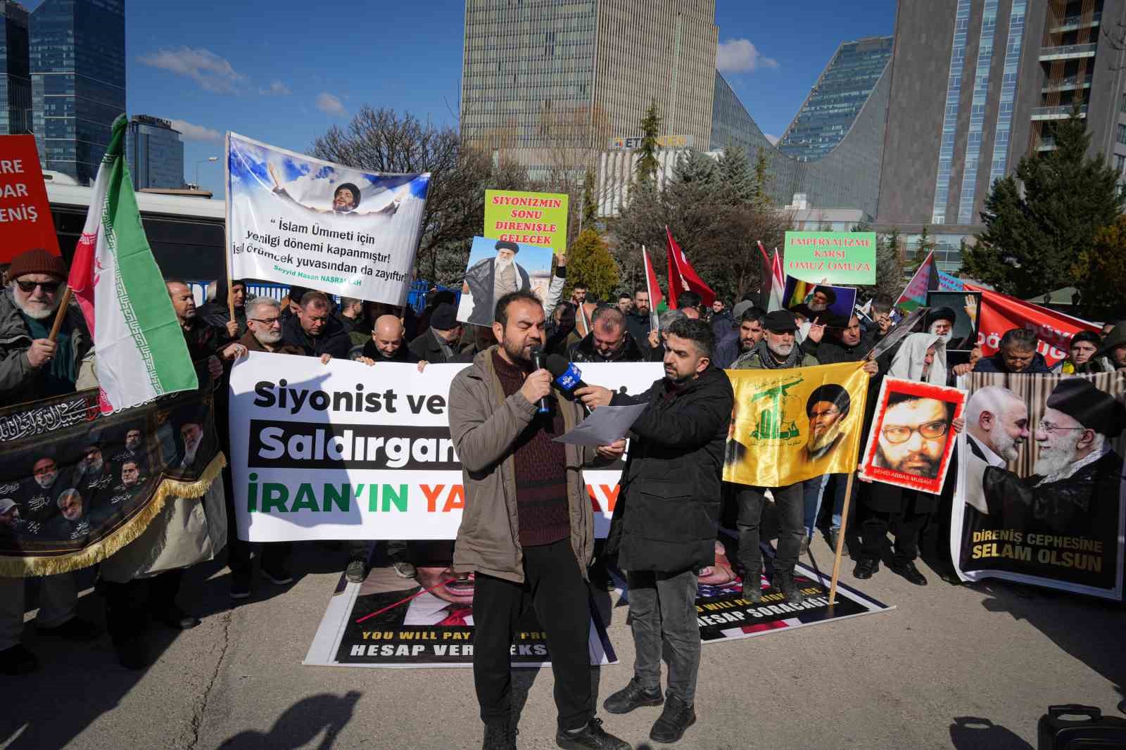İran’ın Ankara Büyükelçiliği’nde bayraklar yarıya indi
