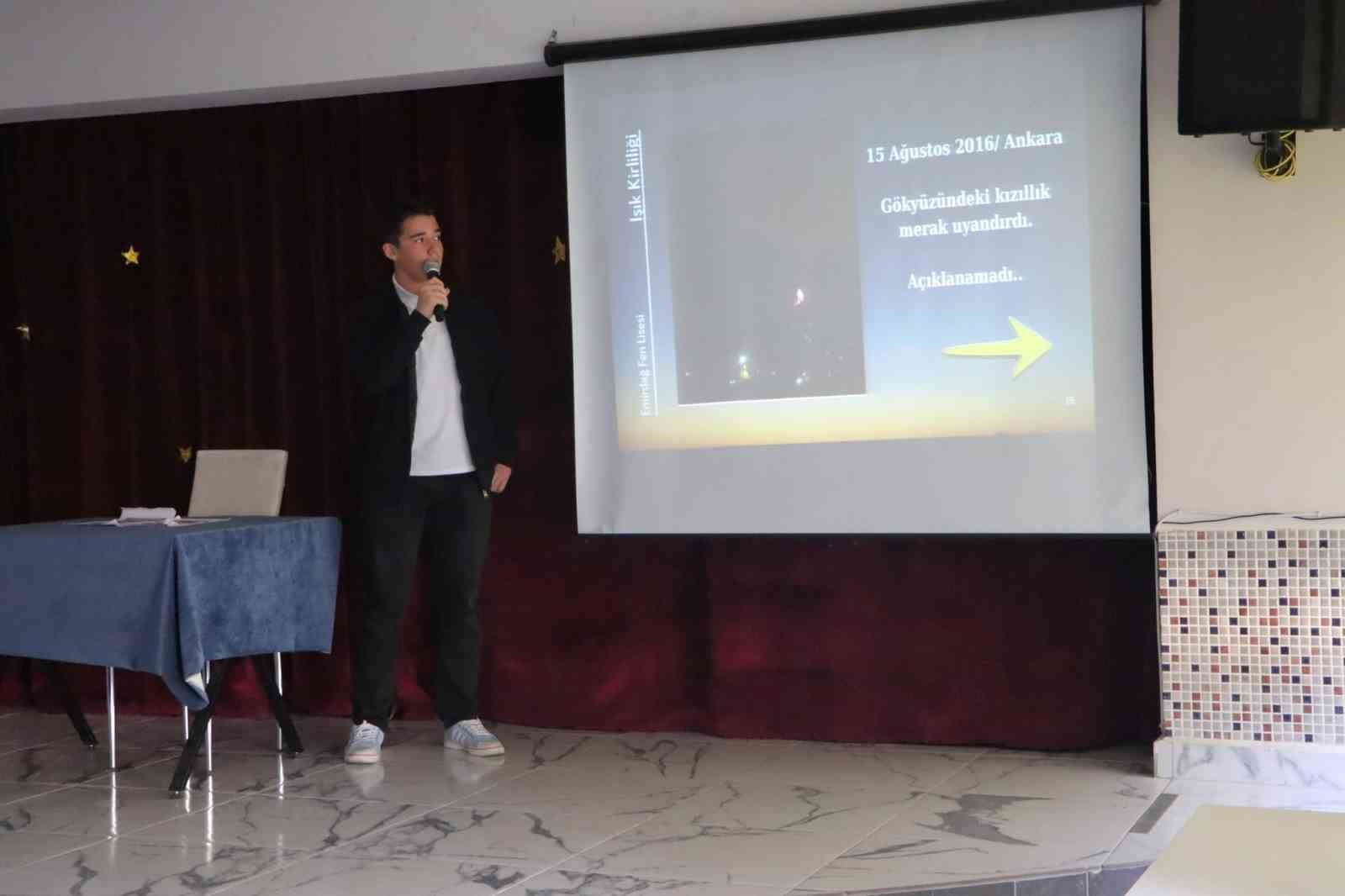 ‘Işık Kirliliği’ sunumu büyük ilgi gördü
