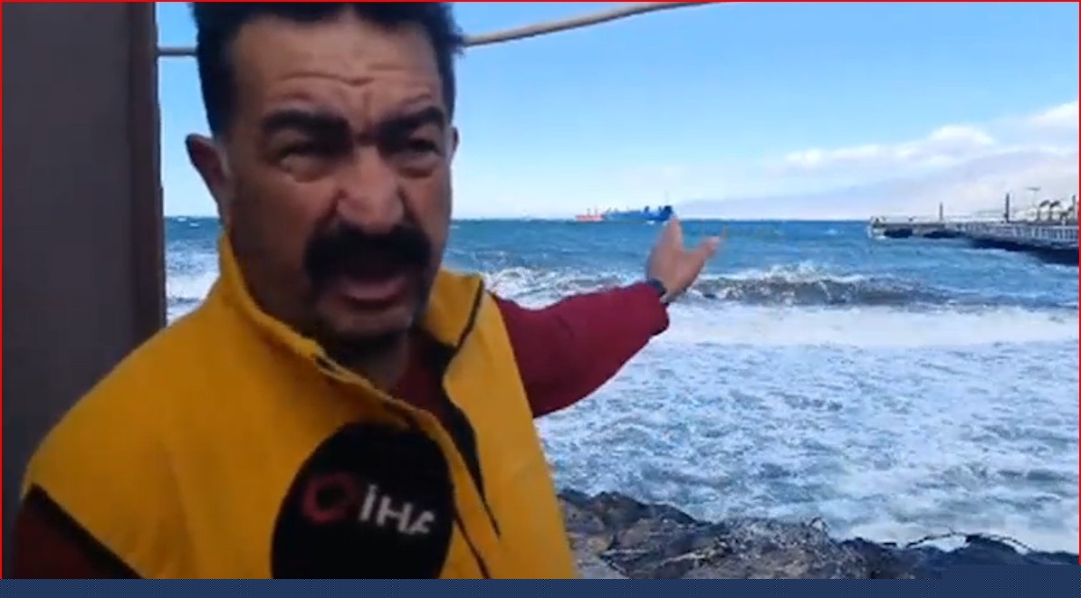 İskenderun Körfezi’nde denizde çekilme yaşandı
