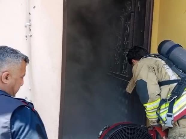 İskenderun’da elektrik panosundan alevler yükseldi
