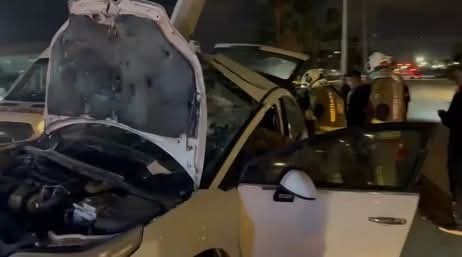 İskenderun’da hurdaya dönen otomobilin sürücüsü yaralandı
