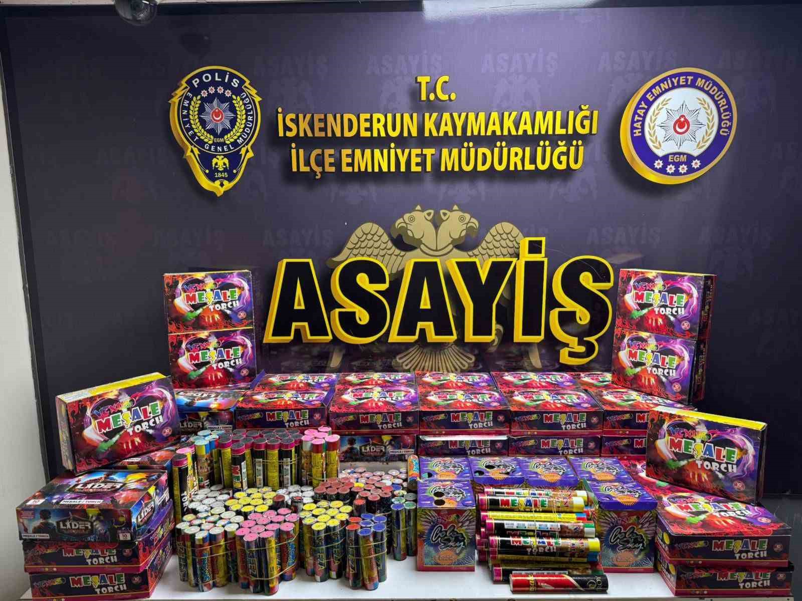 İskenderun’da patlayıcı madde satışı yapan işyerlerine denetim
