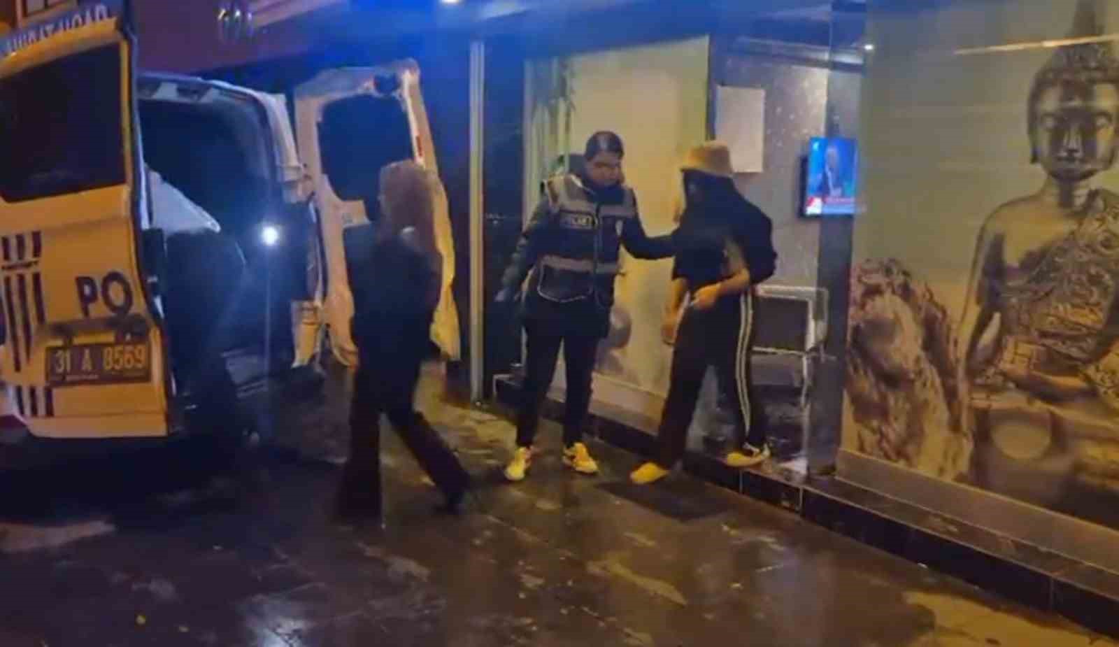 İskenderun’da SPA ve masaj salonları ve apartlar denetlendi
