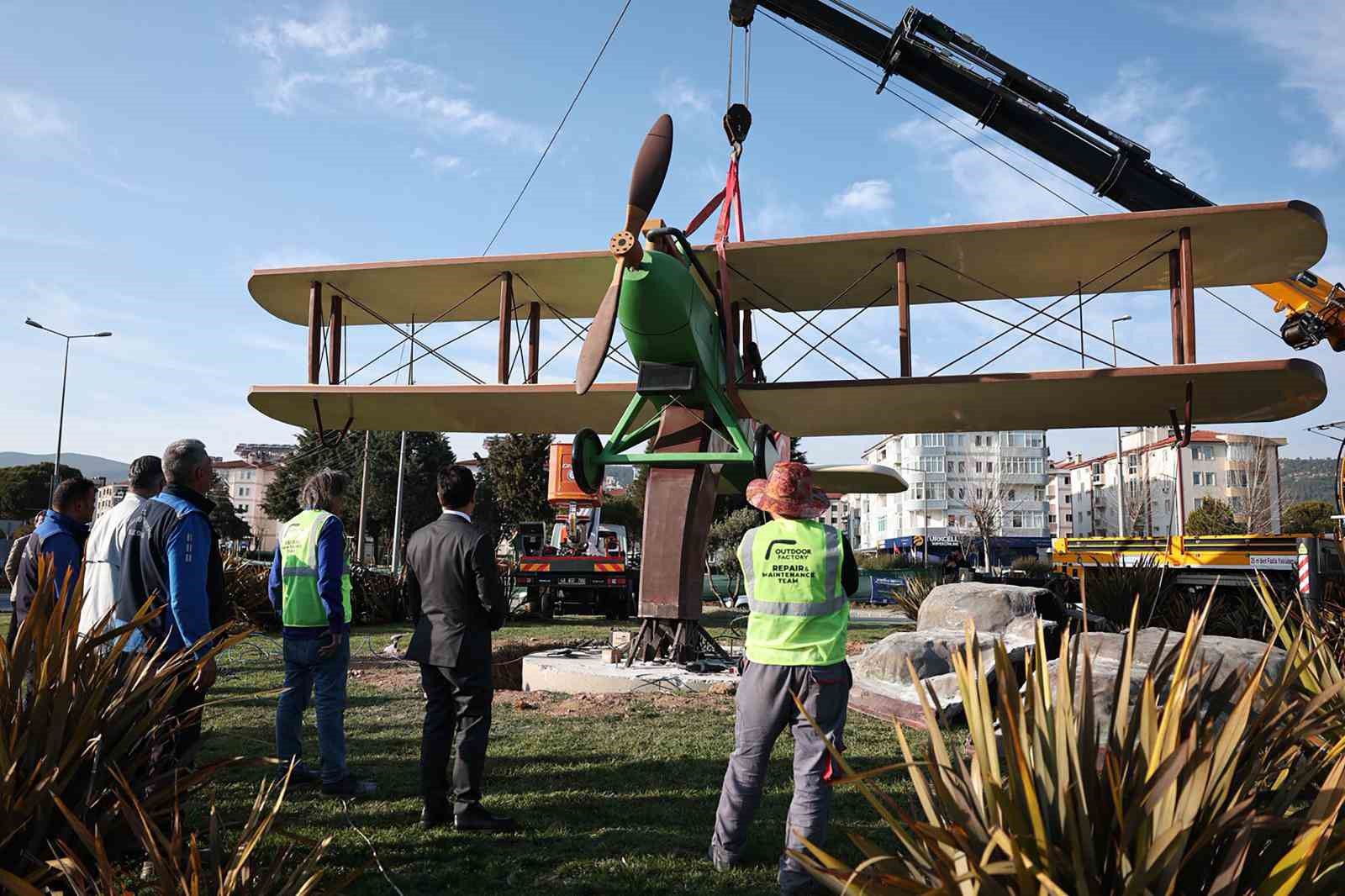 İsmet Tayyaresi yeniden Muğla’nın kalbine yerleştirildi
