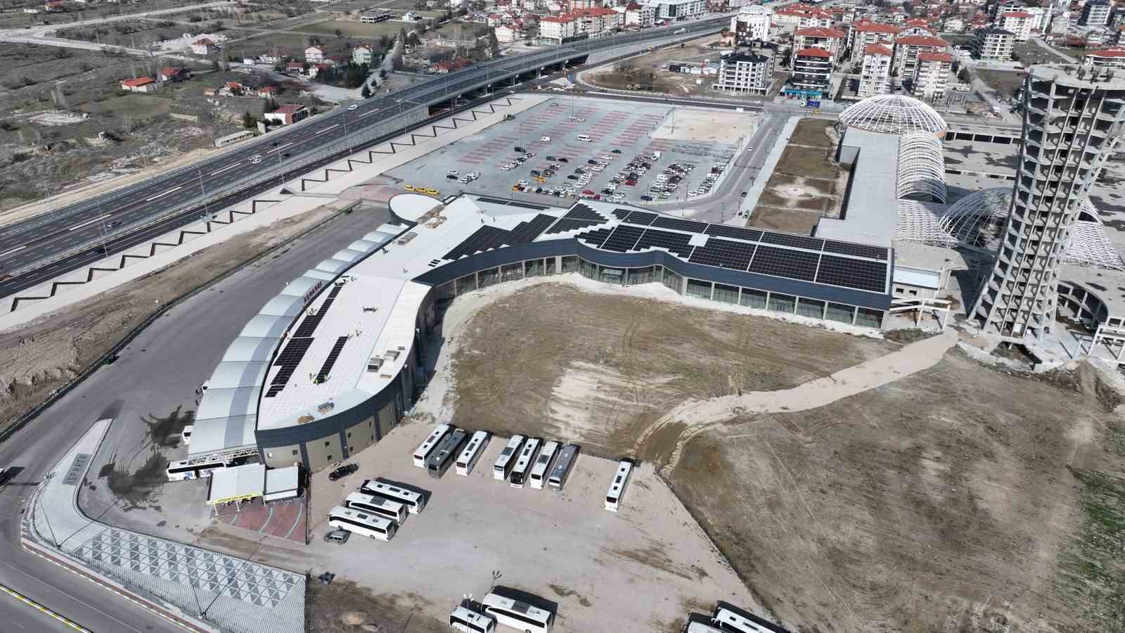 Isparta’da yeni otogarın çatısına 1,3 MW’lik GES kuruluyor
