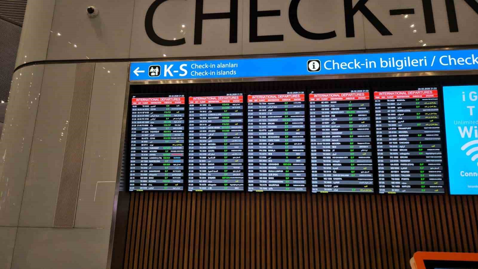 İsrail-İran gerginliği uluslararası uçuşları etkiledi: 227 uçuş iptal edildi
