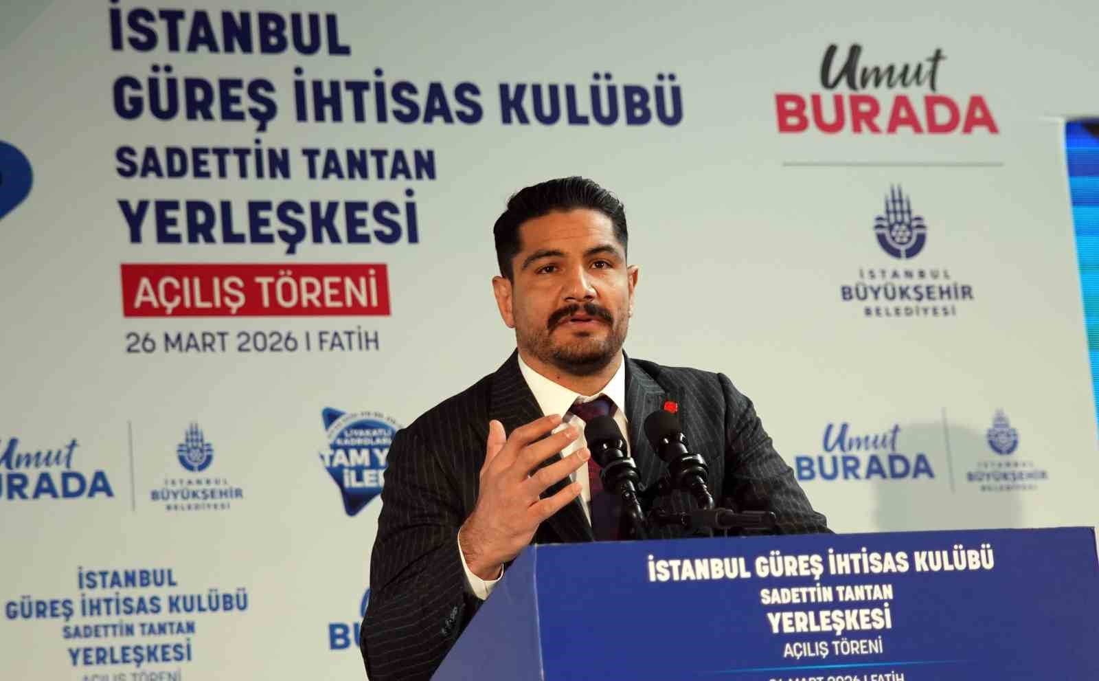 İstanbul Güreş İhtisas Kulübü Sadettin Tantan Yerleşkesi açıldı
İstanbul Güreş İhtisas Kulübü Sadettin Tantan Yerleşkesi açıldı