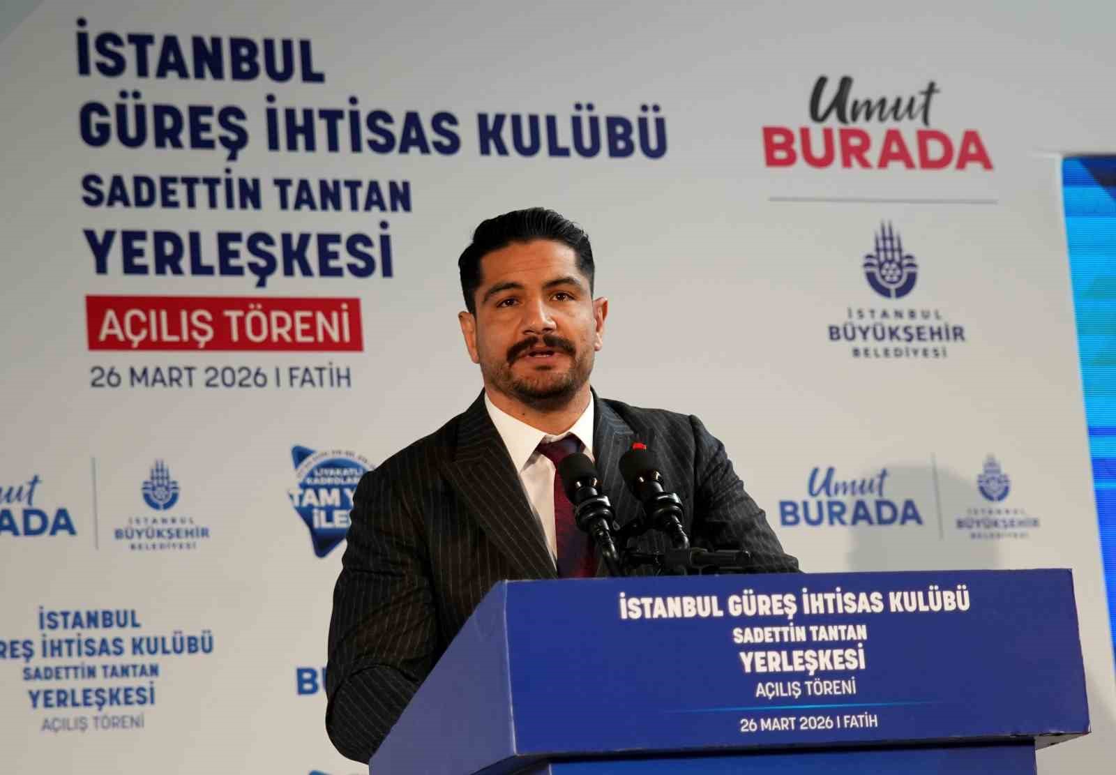 İstanbul Güreş İhtisas Kulübü Sadettin Tantan Yerleşkesi açıldı
İstanbul Güreş İhtisas Kulübü Sadettin Tantan Yerleşkesi açıldı