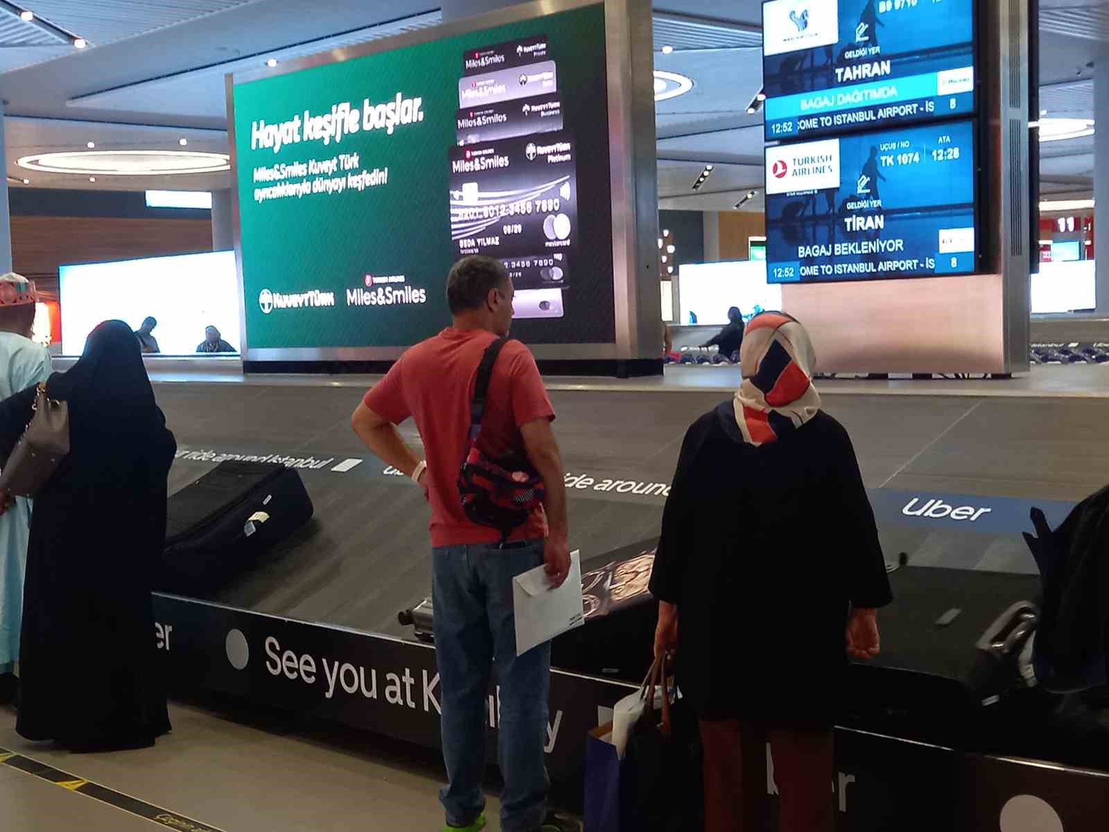 İstanbul Havalimanı’nda İran uçuşları yeniden başladı
