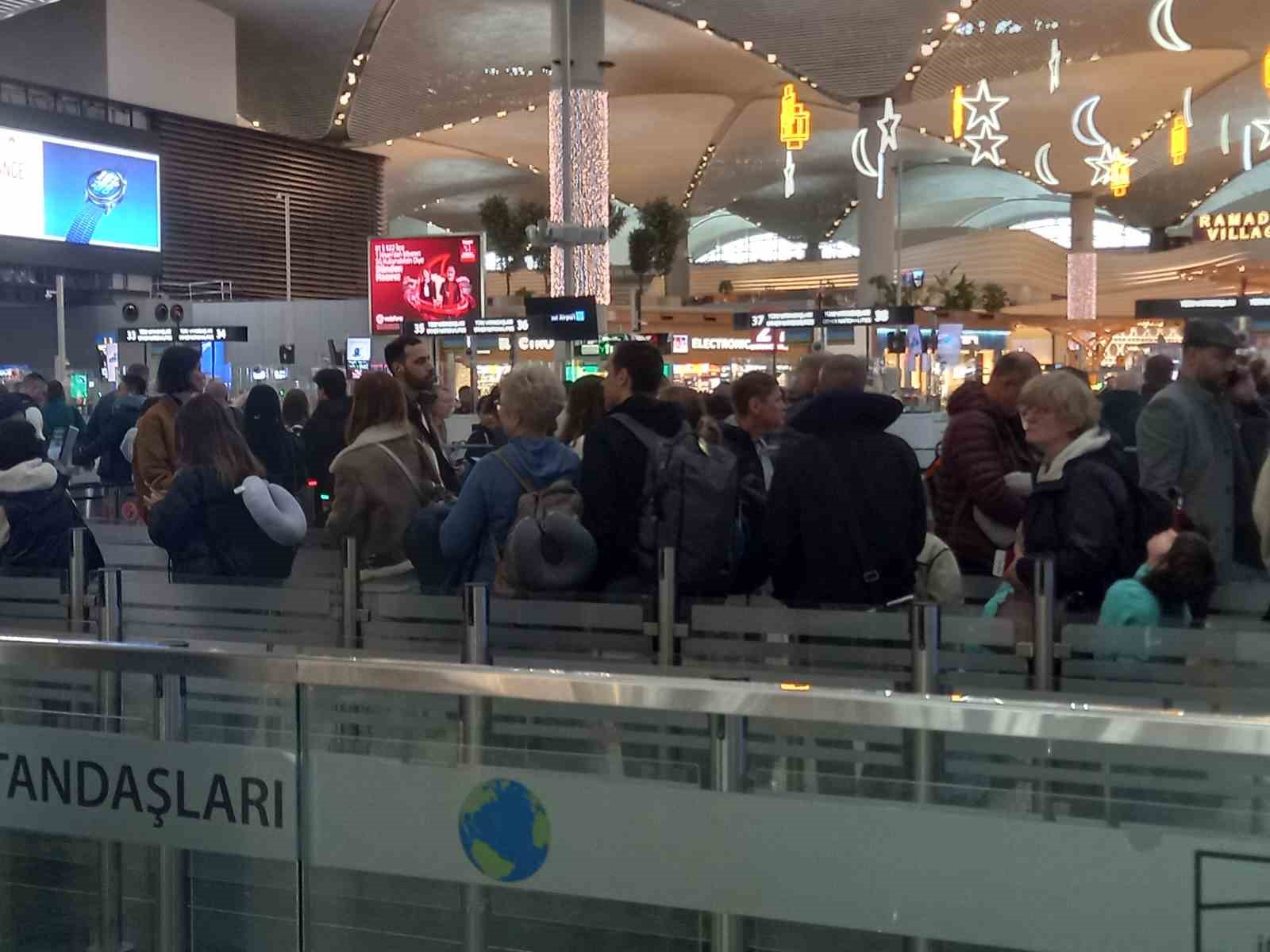 İstanbul Havalimanı’nda Ramazan Bayramı yoğunluğu
